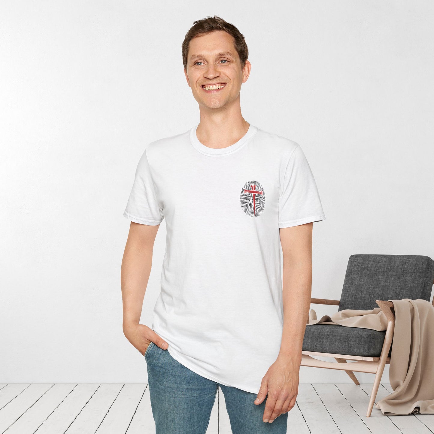 You Are Complete in Christ Softstyle T-shirt - 1 Corinthians 1:30