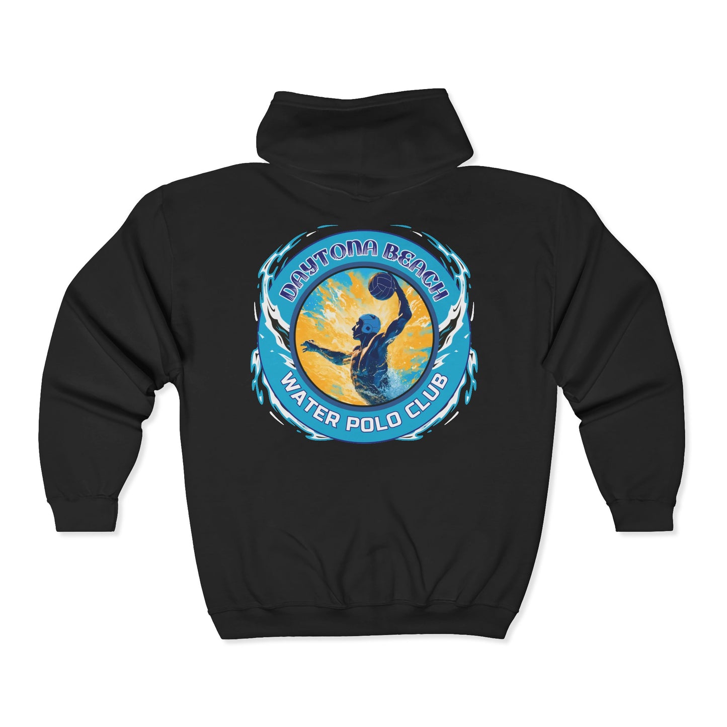 Daytona Beach Water Polo Club Full Zip Hooded Sweatshirt