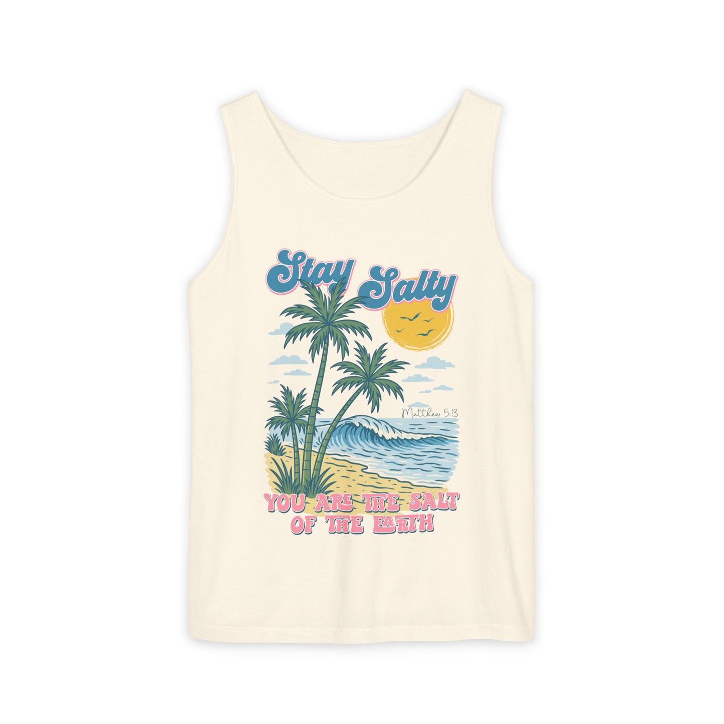 Stay Salty Comfort Colors Garment-Dyed Tank Top