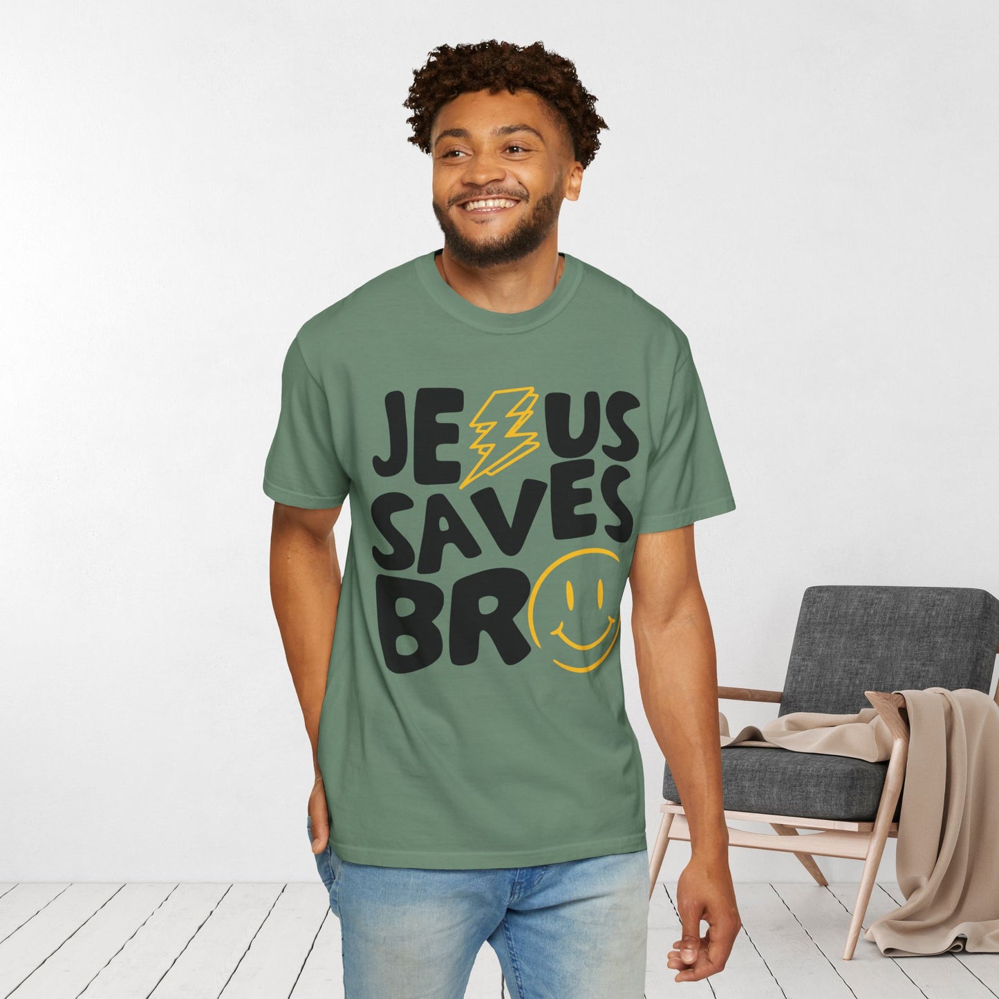 Jesus Saves Bro Comfort Colors Shirt