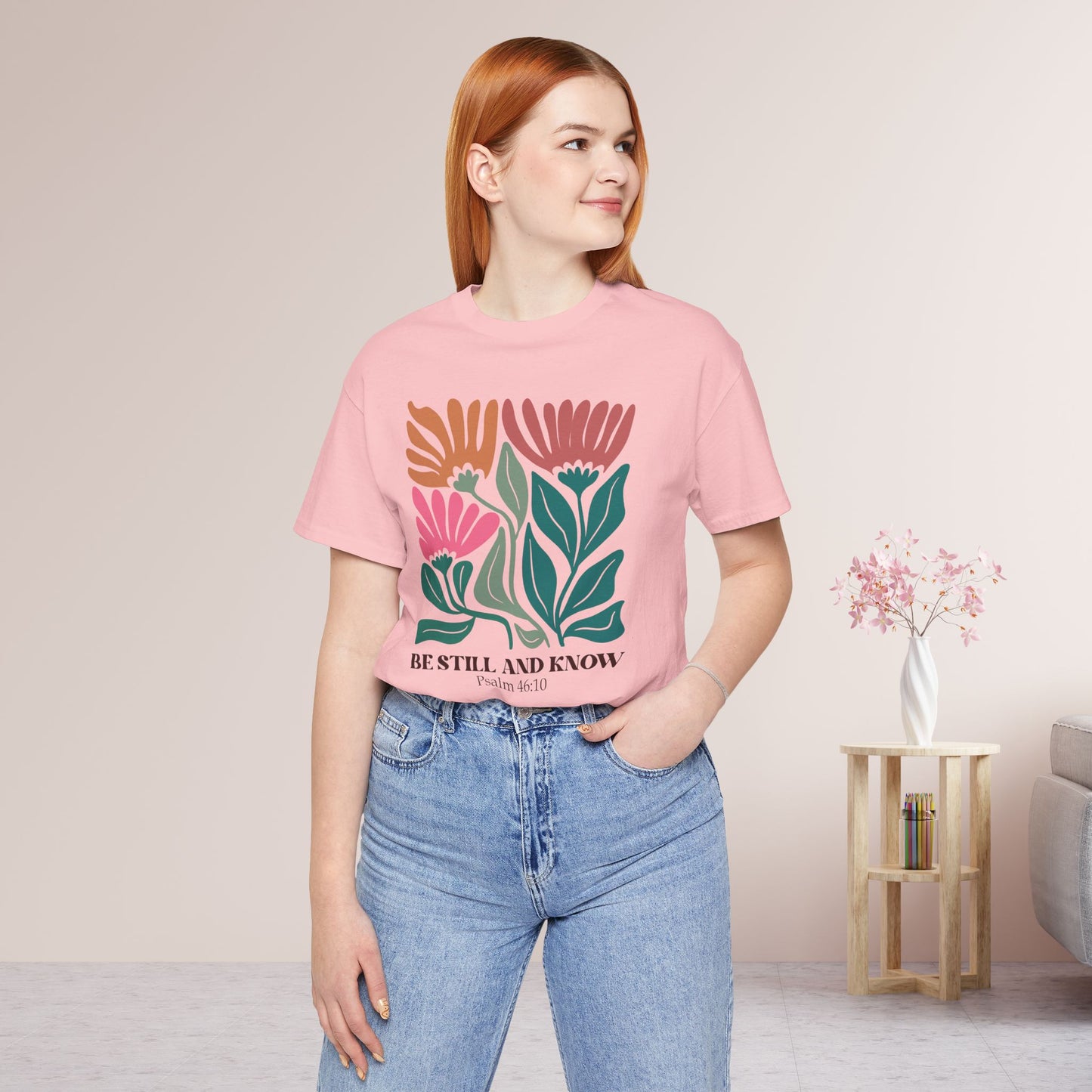 Be Still And Know Soft Cotton Tee - Holiday Christian Shirt