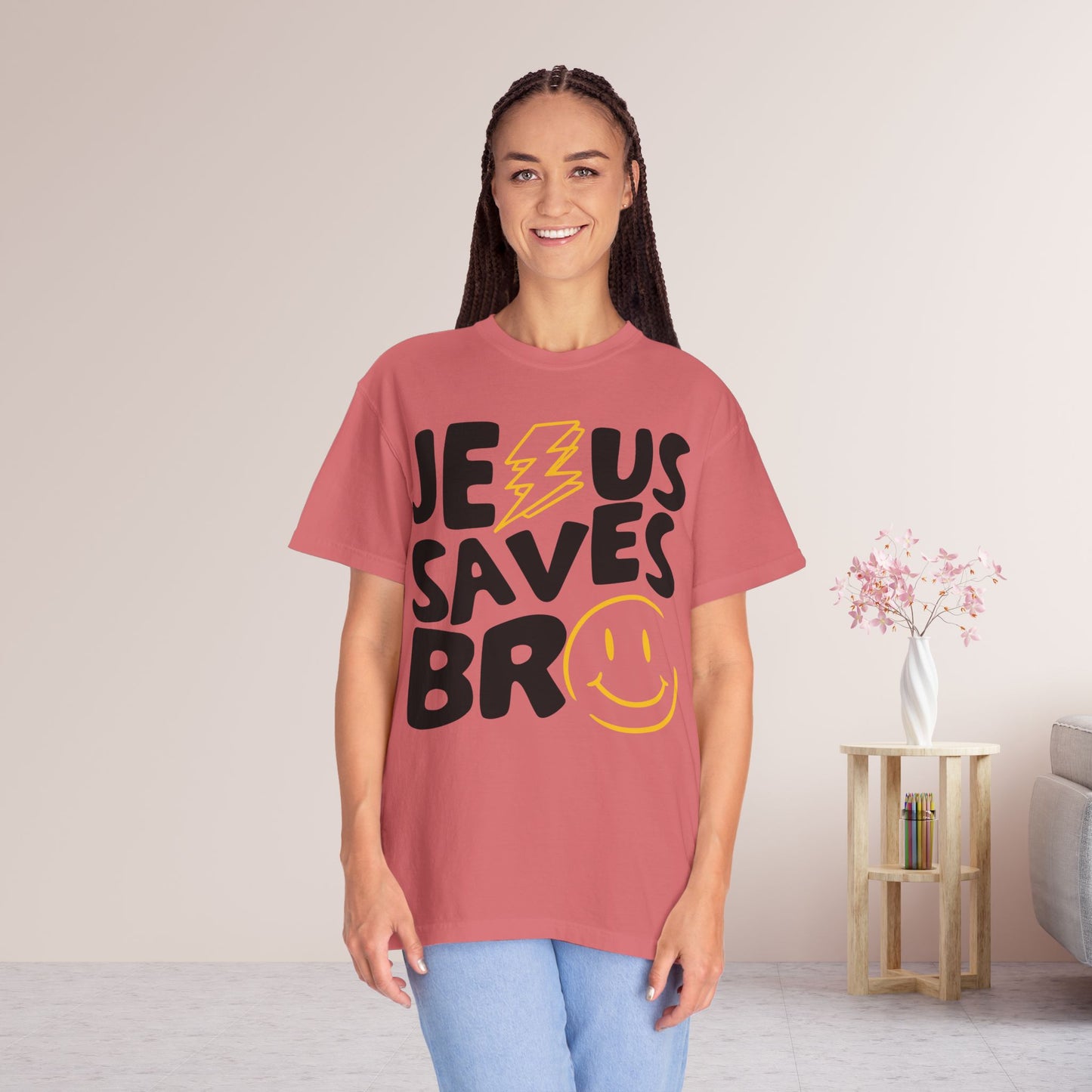 Jesus Saves Bro Comfort Colors Shirt
