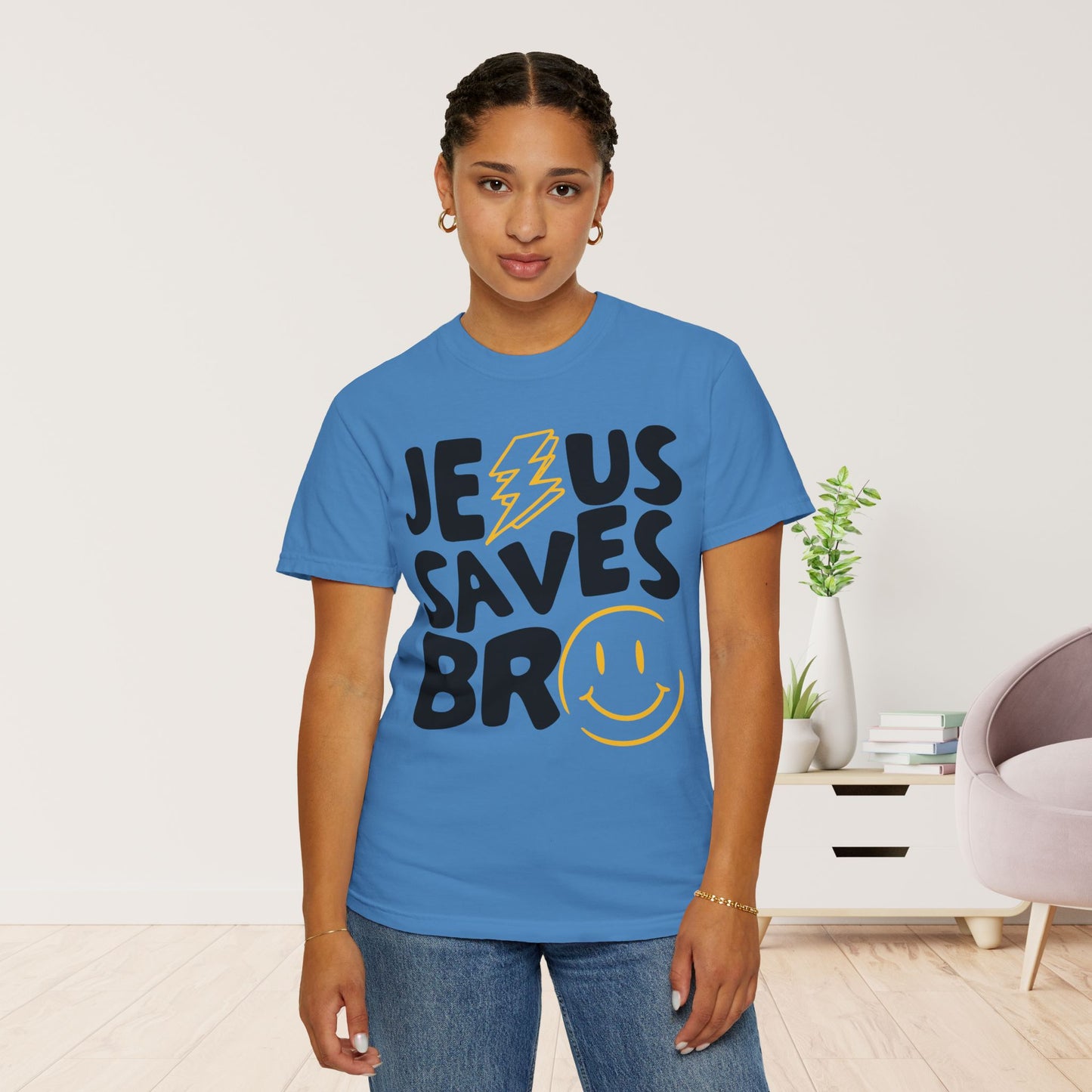 Jesus Saves Bro Comfort Colors Shirt