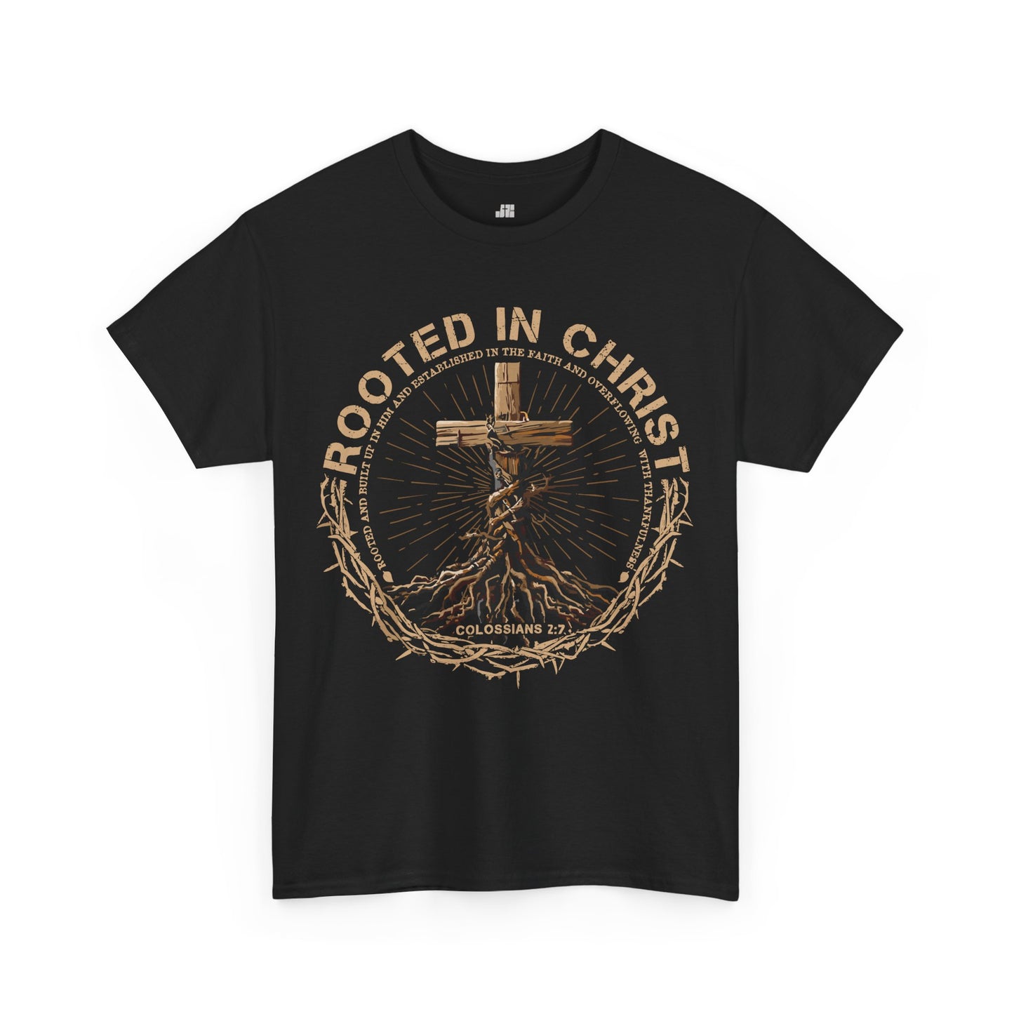 Rooted in Christ Heavy Cotton Tee