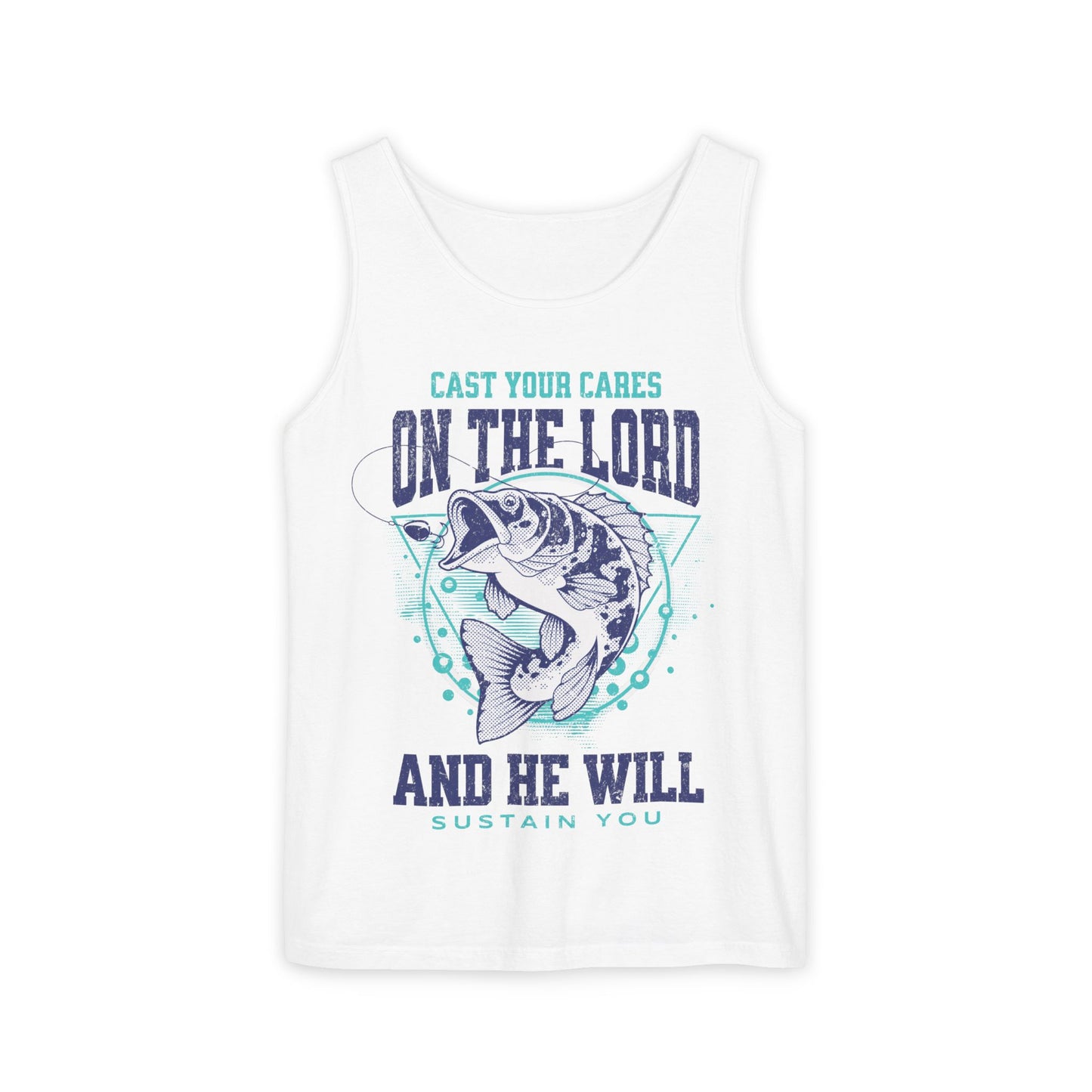 Cast Your Cares On The Lord Comfort Colors Garment-Dyed Tank Top