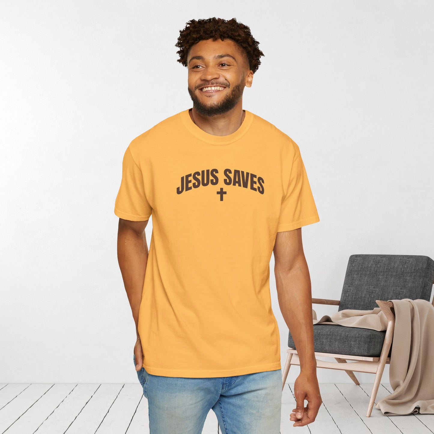 Jesus Saves Comfort Colors Shirt - Fall Edition - Acts 4:12