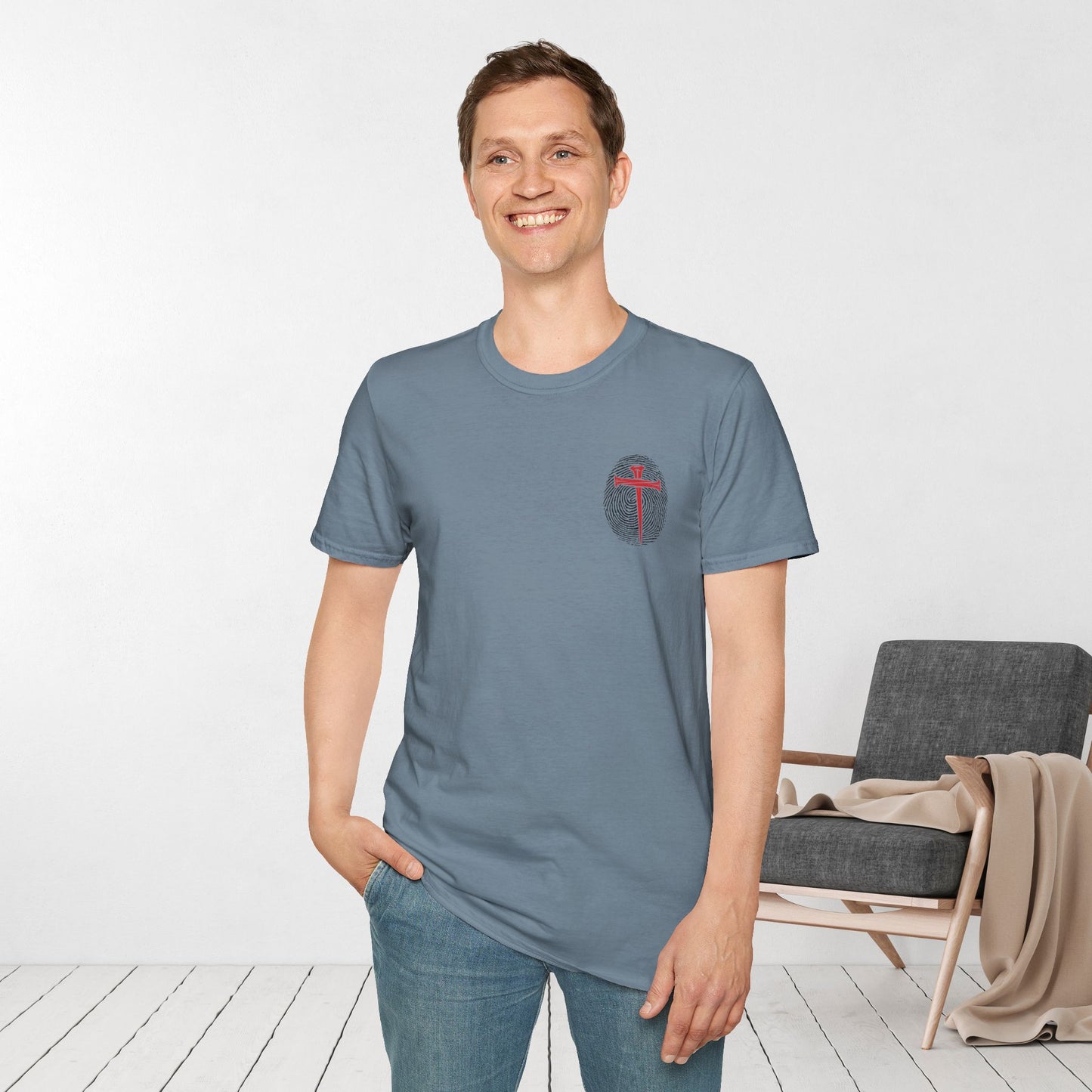 You Are Complete in Christ Softstyle T-shirt - 1 Corinthians 1:30