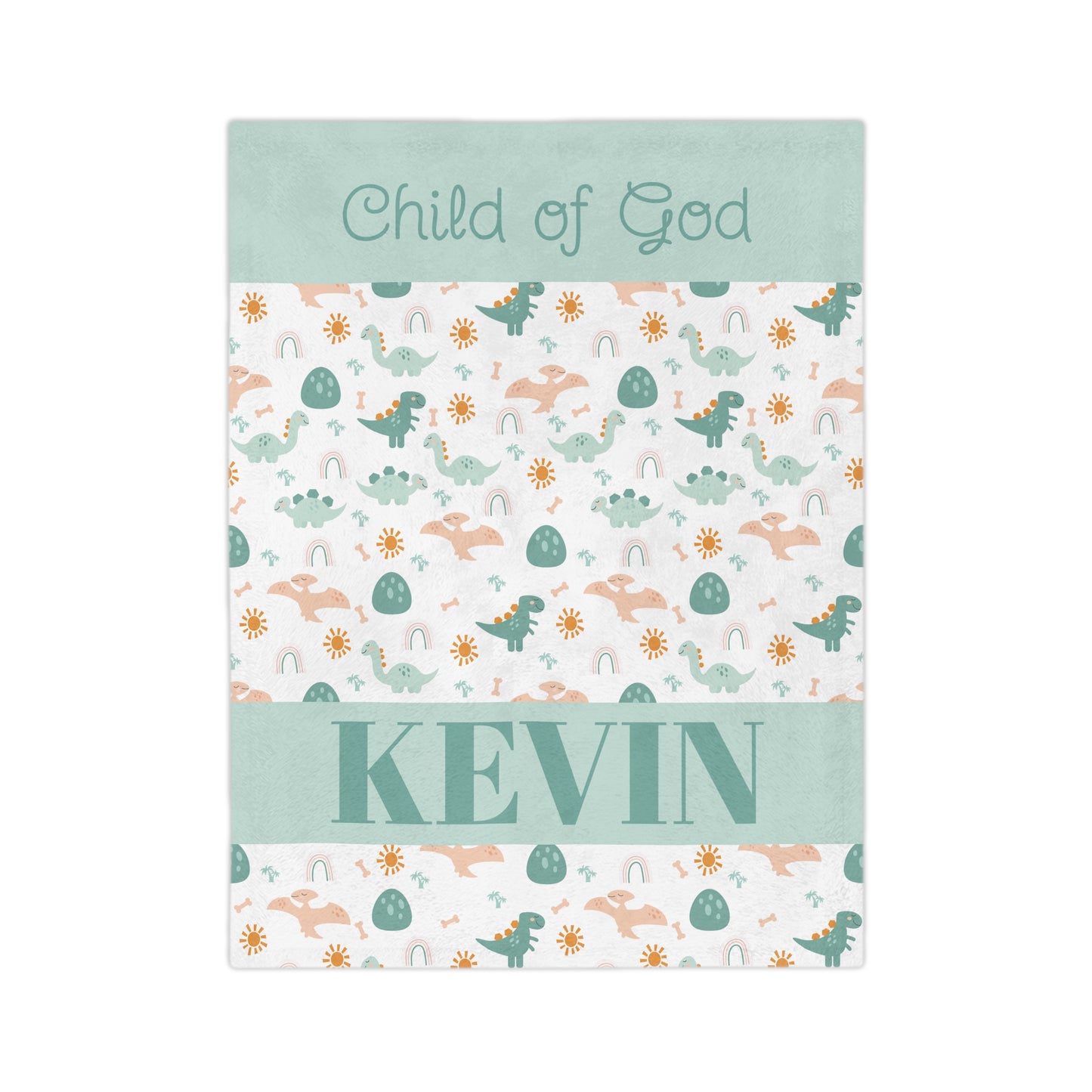 Personalized “Child of God” Christian Baby Blanket
