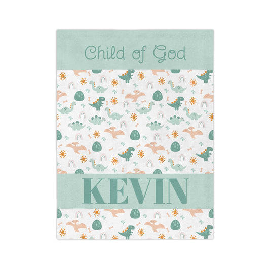 Personalized “Child of God” Christian Baby Blanket