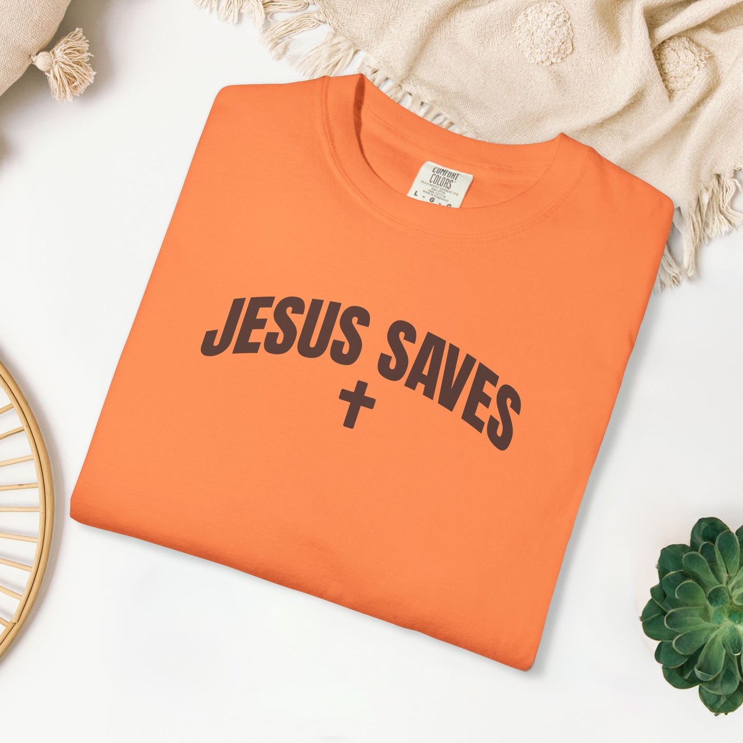 Jesus Saves Comfort Colors Shirt - Fall Edition - Acts 4:12