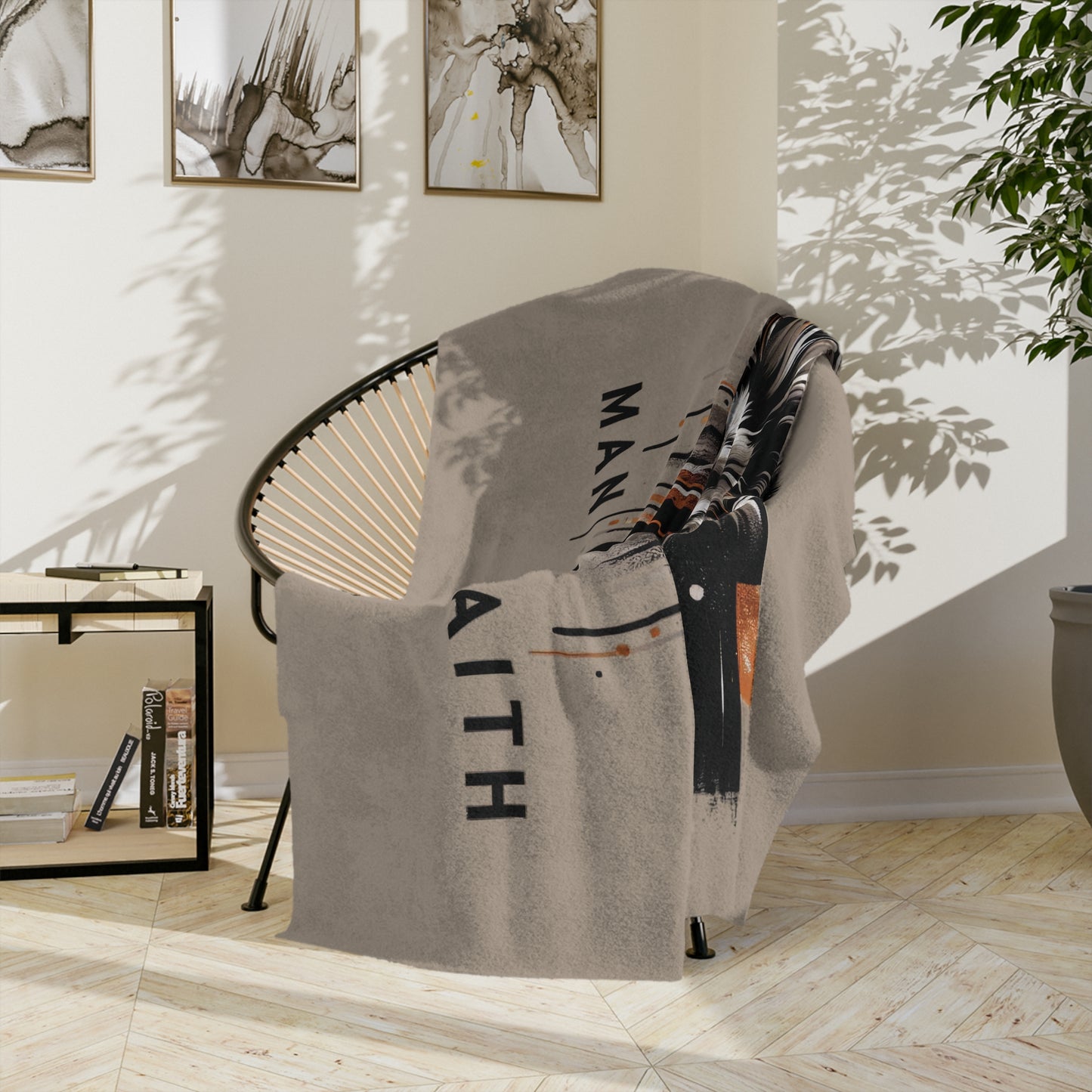 Man of Faith Velveteen Microfiber Blanket