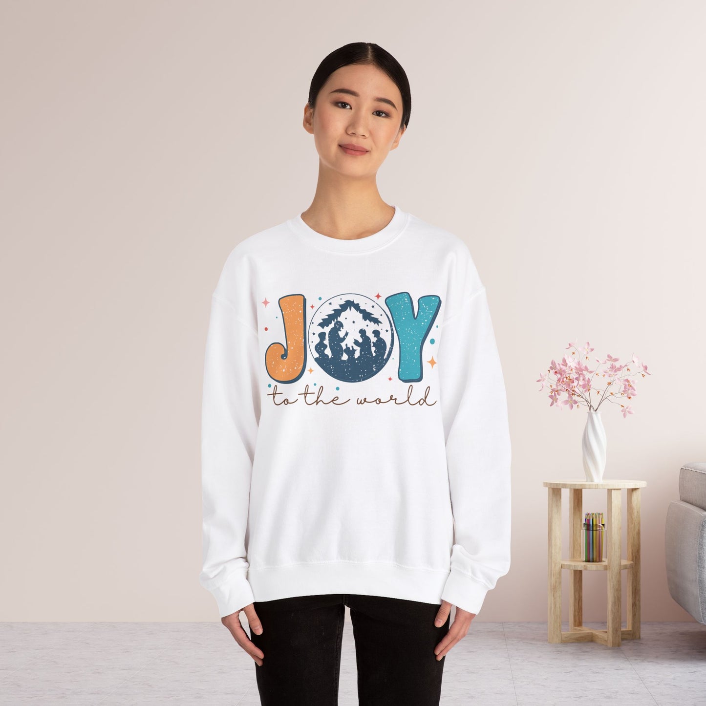 Joy To The World Christian Sweatshirt - Christian Pullover
