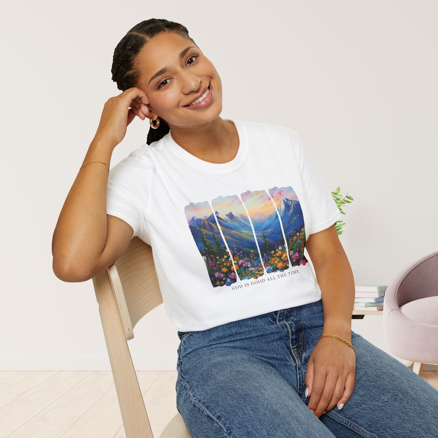 God Is Good All The Time Softstyle T-shirt