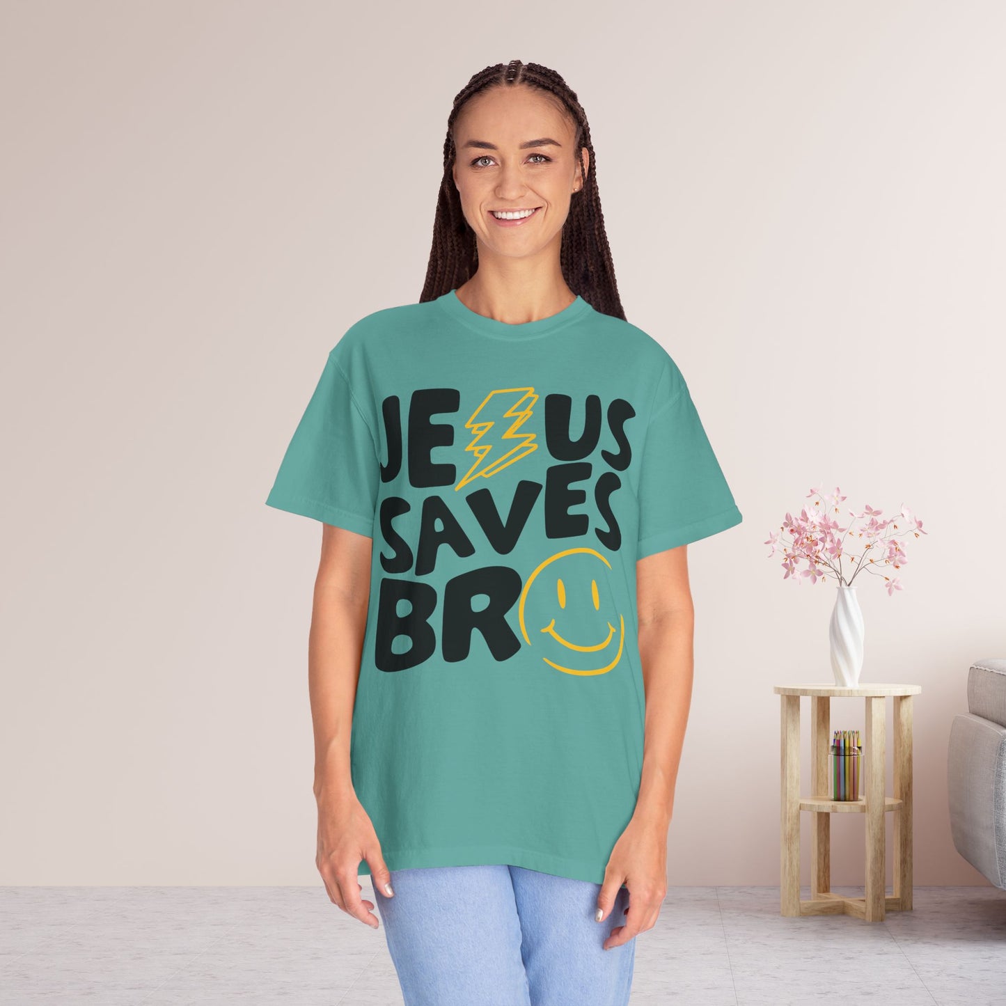 Jesus Saves Bro Comfort Colors Shirt