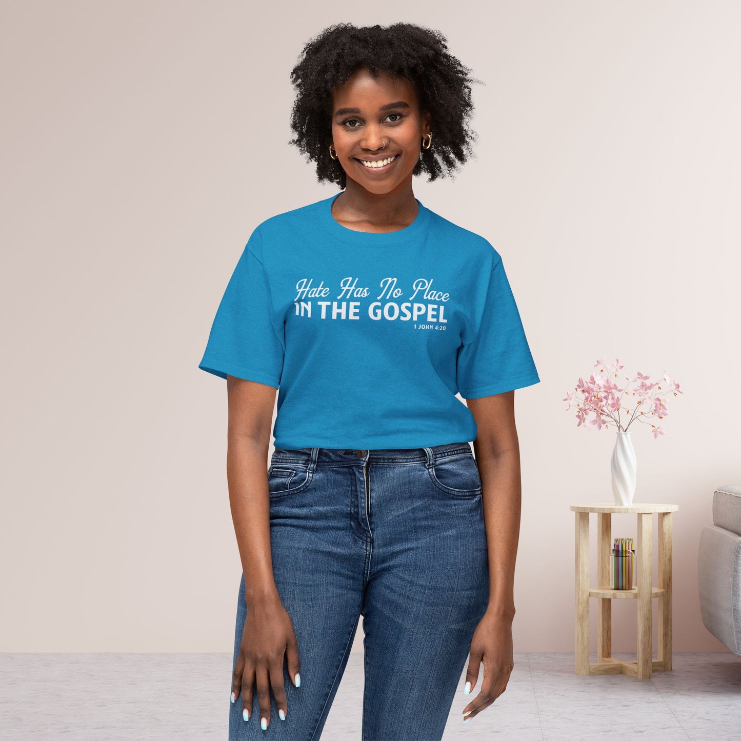 Hate Has No Place in the Gospel Unisex HD Cotton Tee