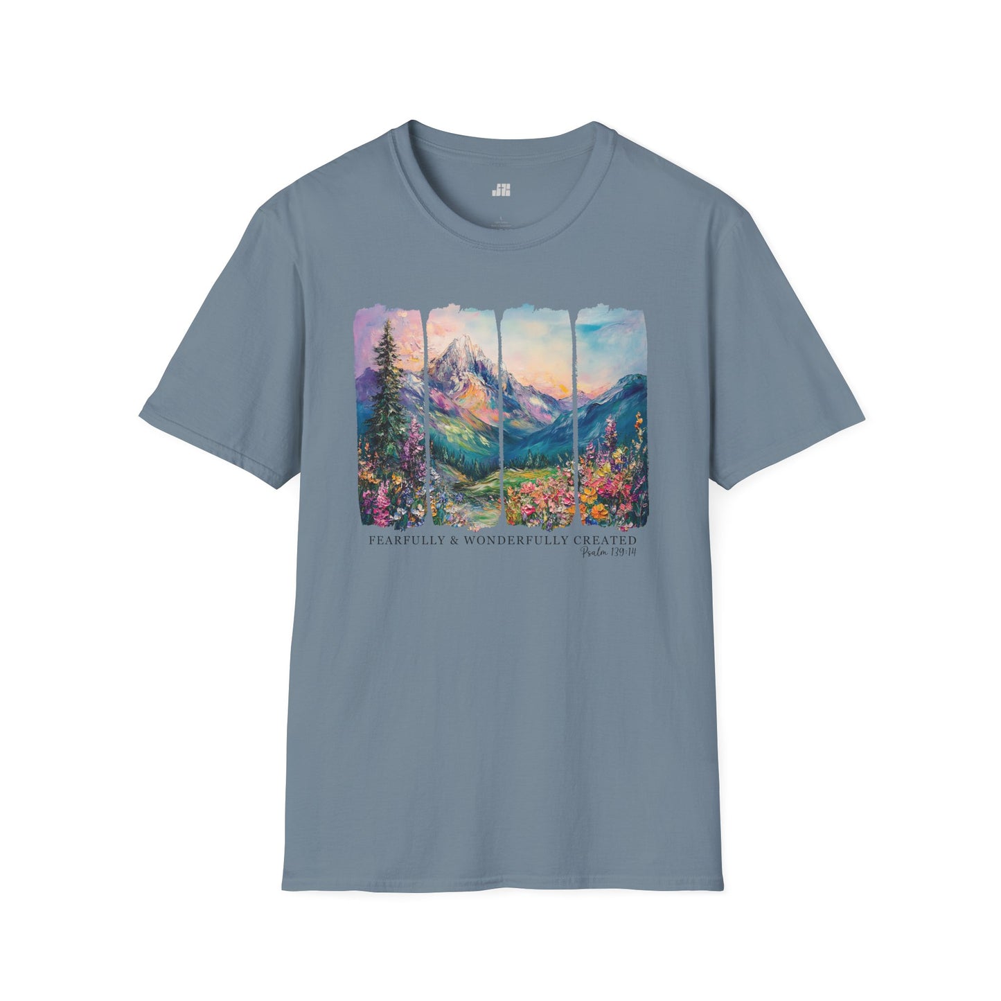 Fearfully and Wonderfully Created Softstyle T-shirt - Psalm 139:14