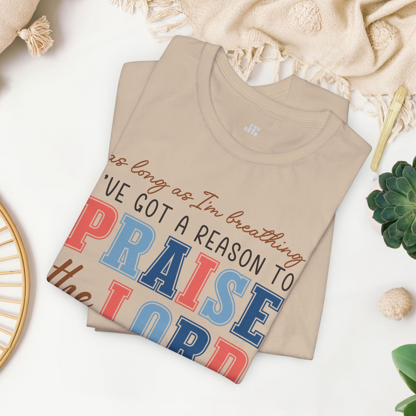 Praise The Lord Soft Cotton Tee - Christian Shirt