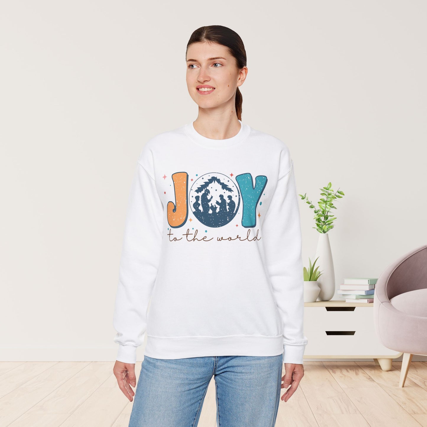 Joy To The World Christian Sweatshirt - Christian Pullover