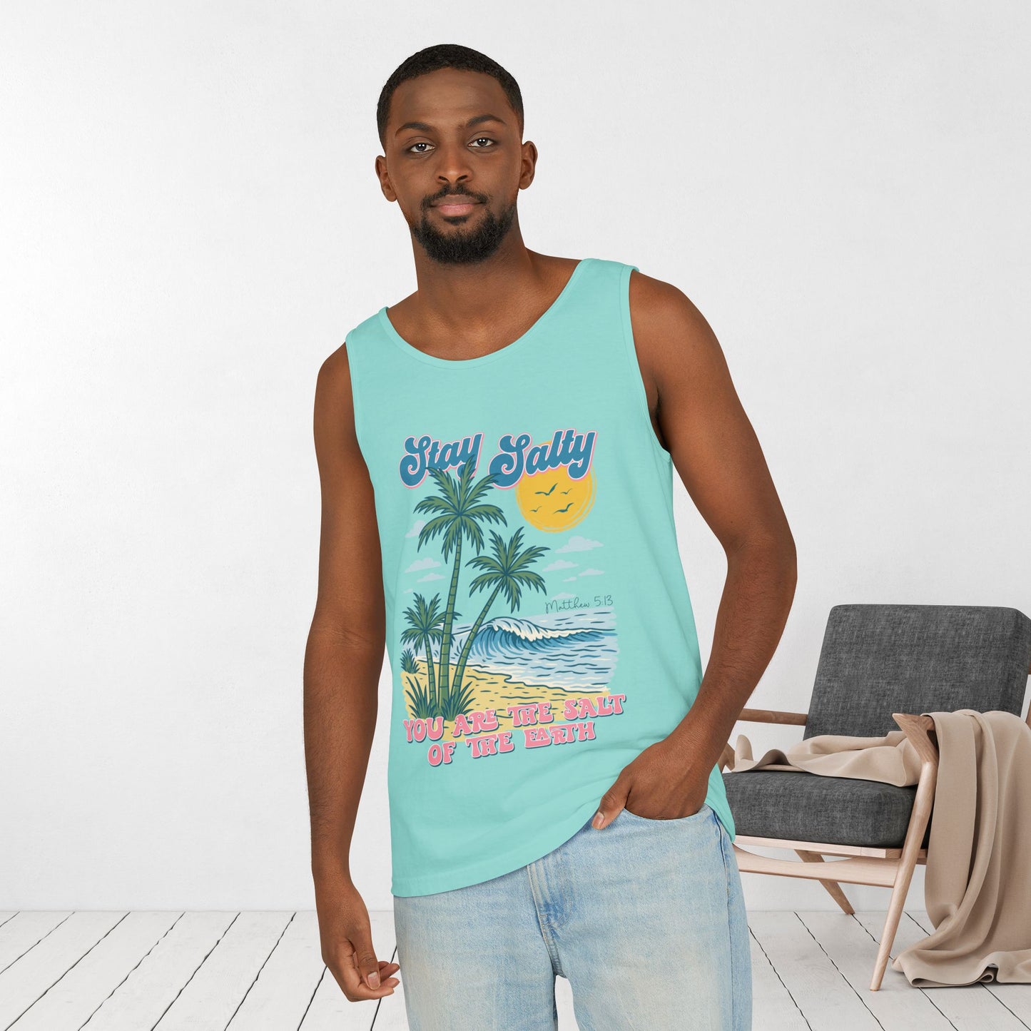 Stay Salty Comfort Colors Garment-Dyed Tank Top
