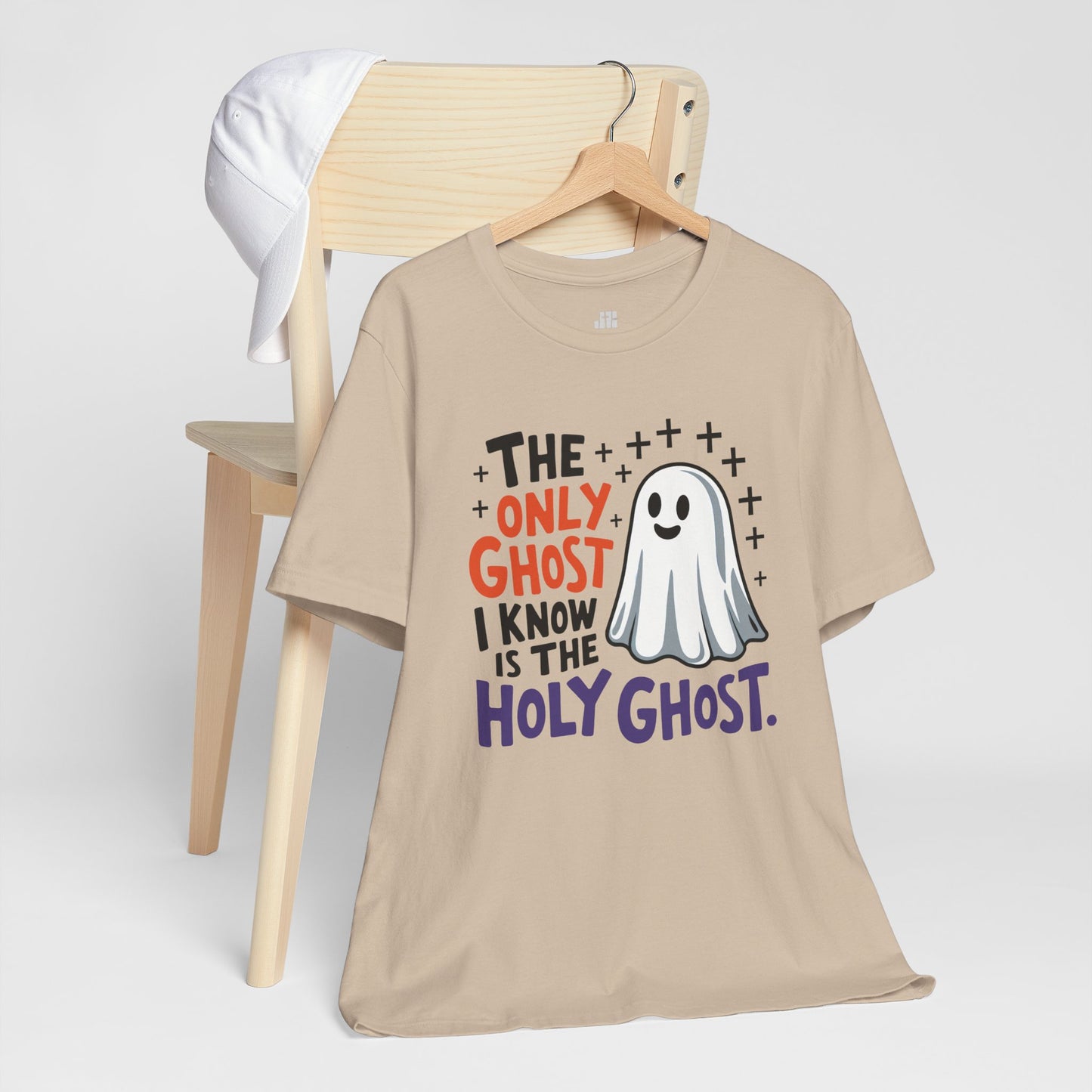 The Only Ghost I Know Is The Holy Ghost Soft Cotton Tee - Christian Shirt