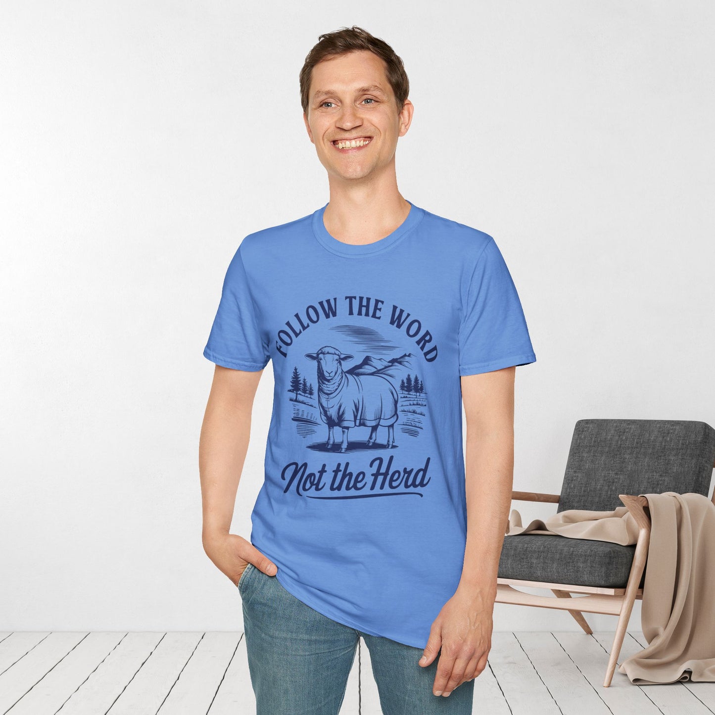 Follow the Word Not The Herd Softstyle T-shirt