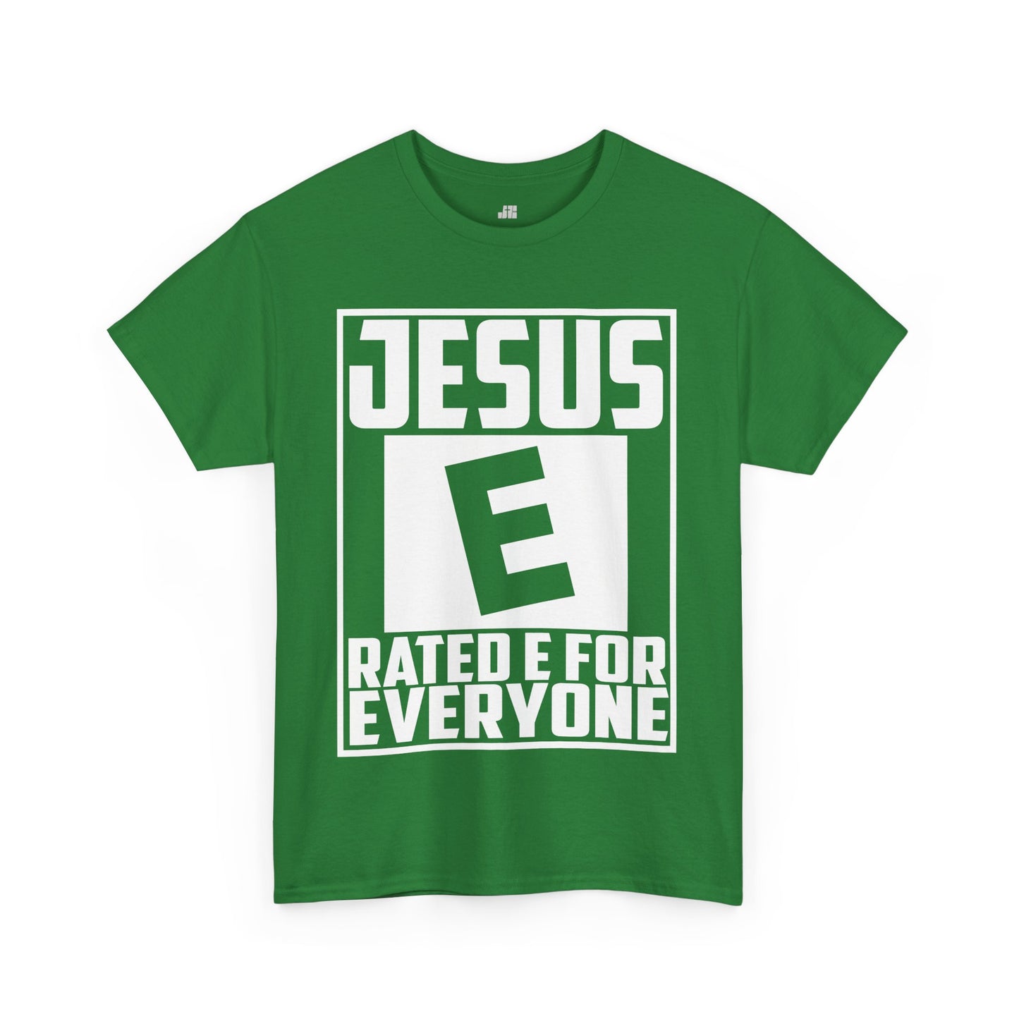 Jesus Rated E for Everyone Heavy Cotton Tee