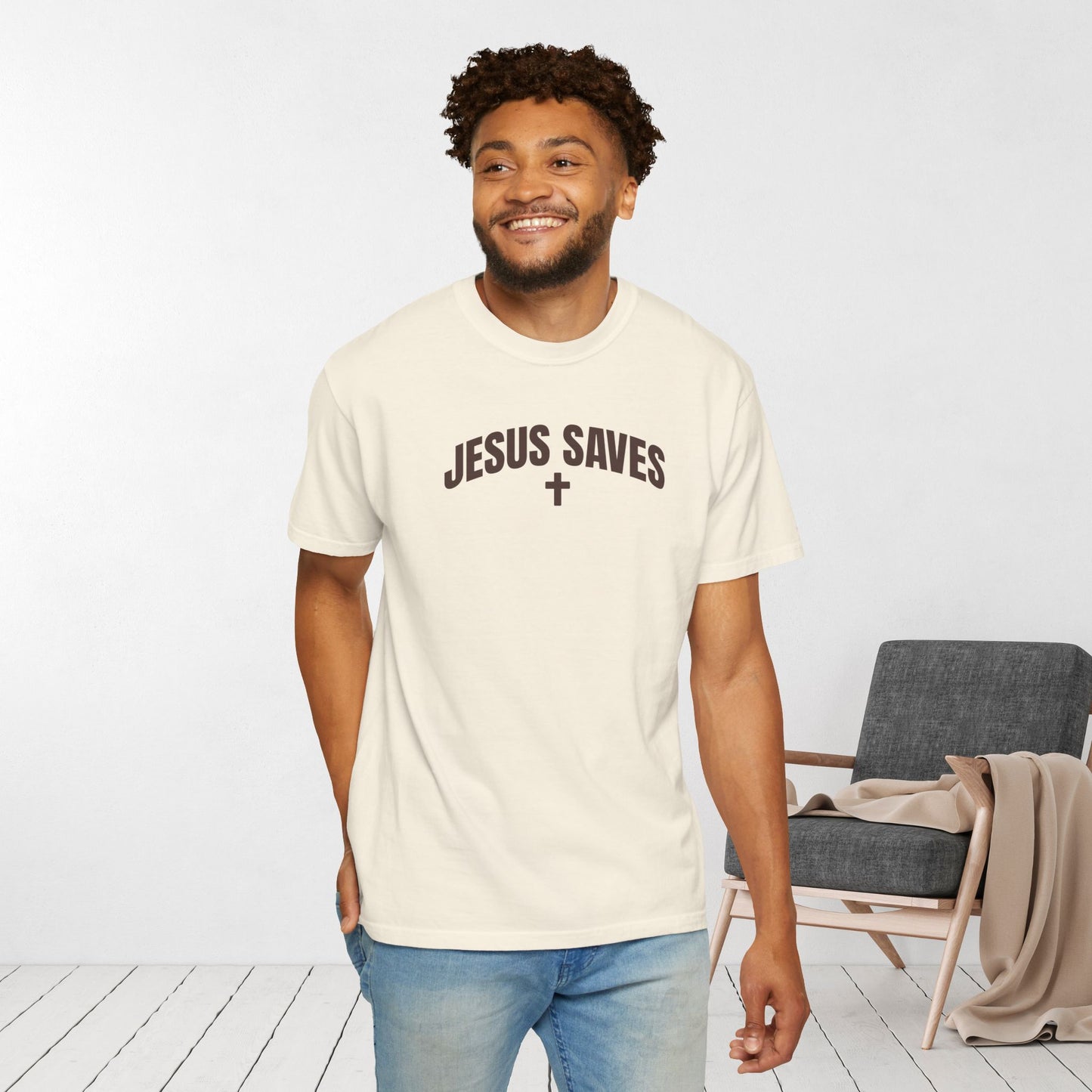 Jesus Saves Comfort Colors Shirt - Fall Edition - Acts 4:12