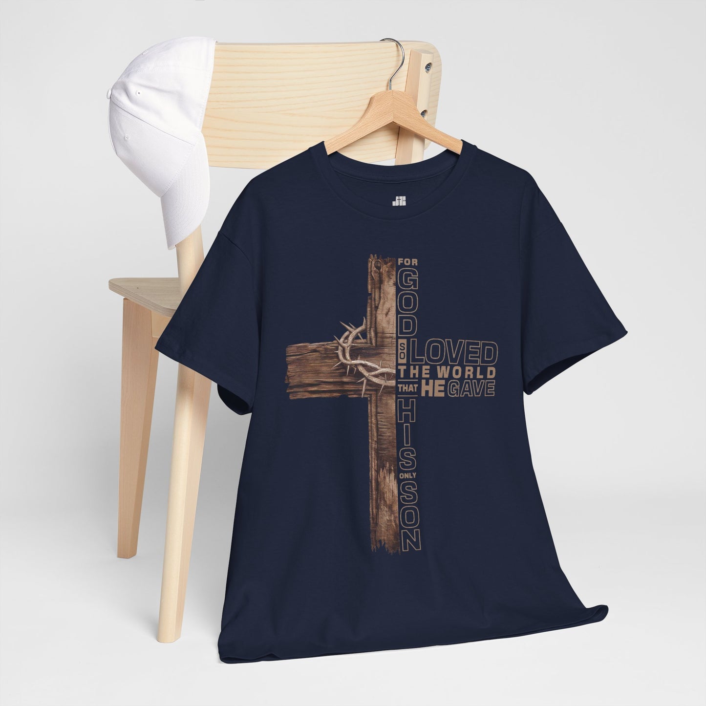 John 3:16 Heavy Cotton Tee