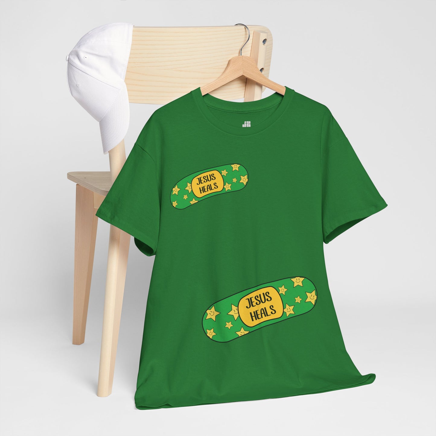 Jesus Heals Heavy Cotton Tee