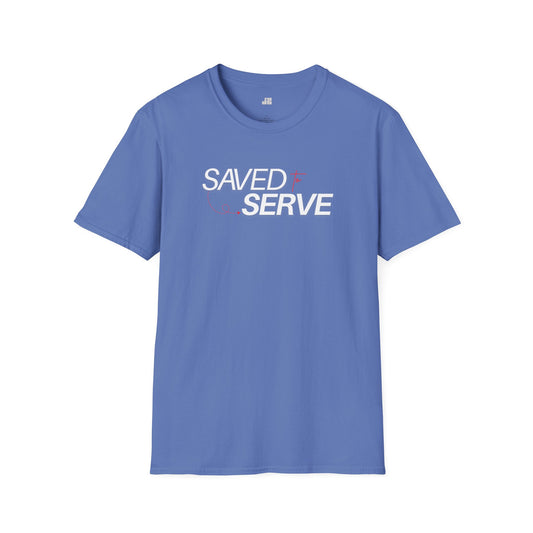 Unisex Saved to Serve Softstyle T-shirt - Trendy  Christian Tee