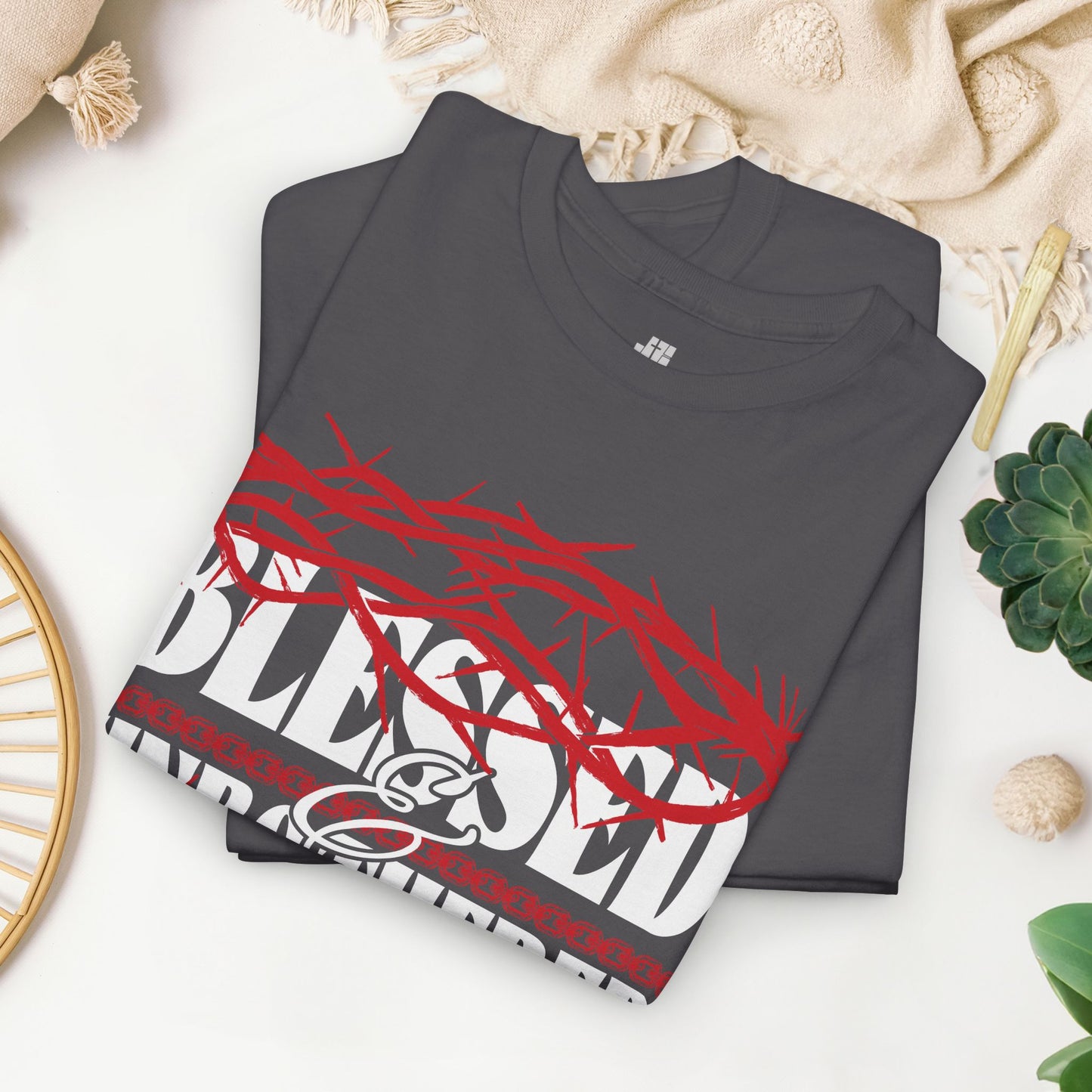 Blessed & Unbothered Heavy Cotton Tee
