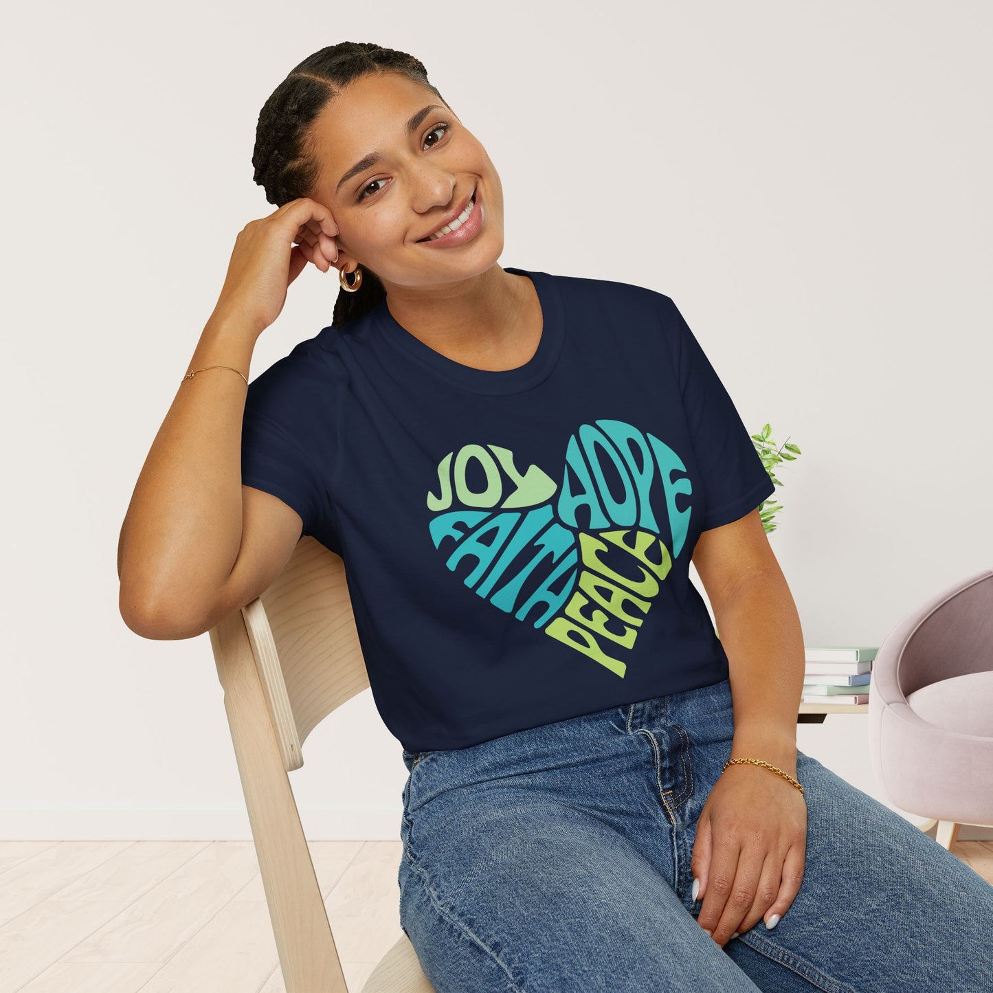 Joy Hope Faith Peace Softstyle T-shirt