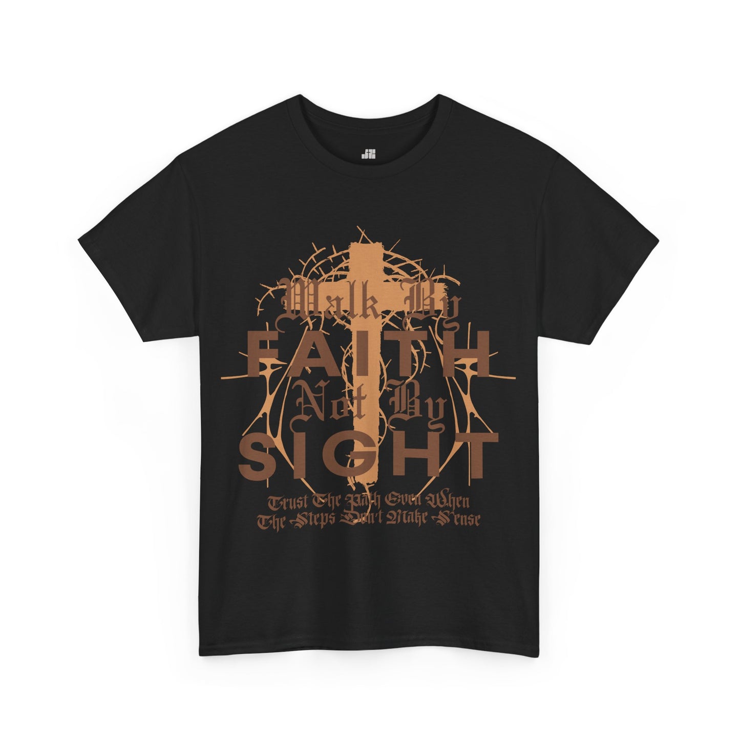 Walk by Faith Not by Sight Heavy Cotton Tee
