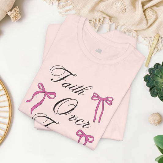 Faith Over Fear Soft Cotton Tee