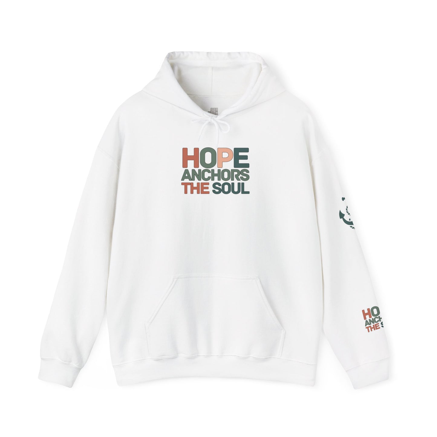 Hope Anchors the Soul Hoodie -  Hebrews 6:19 Bible Verse Christian Hoodie