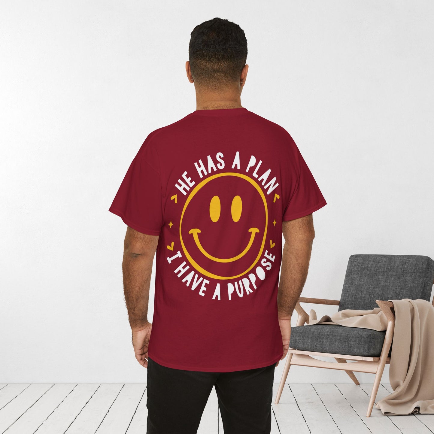 He Has a Plan, I Have a Purpose Heavy Cotton Tee