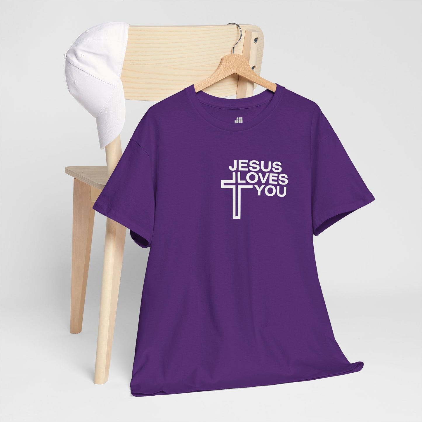 Jesus Loves You Heavy Cotton Tee