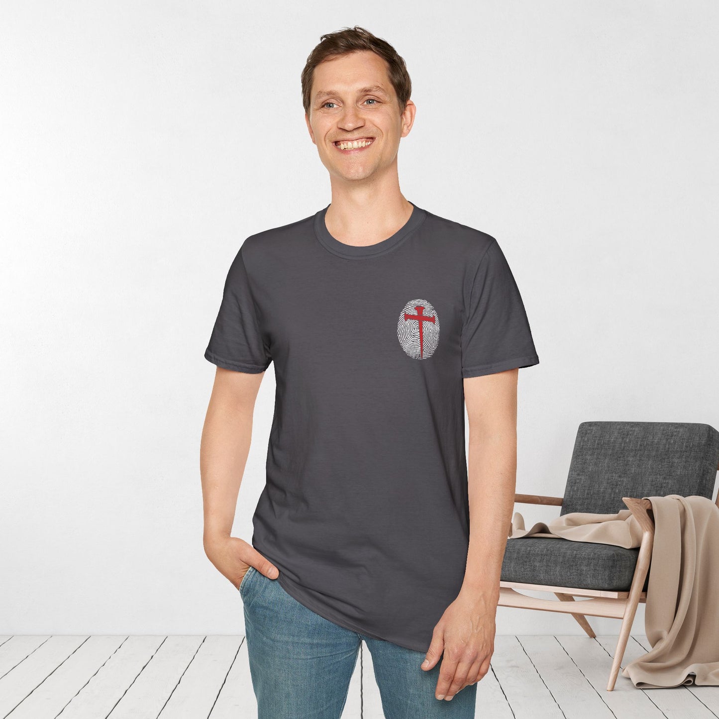 You Are Complete in Christ Softstyle T-shirt - 1 Corinthians 1:30