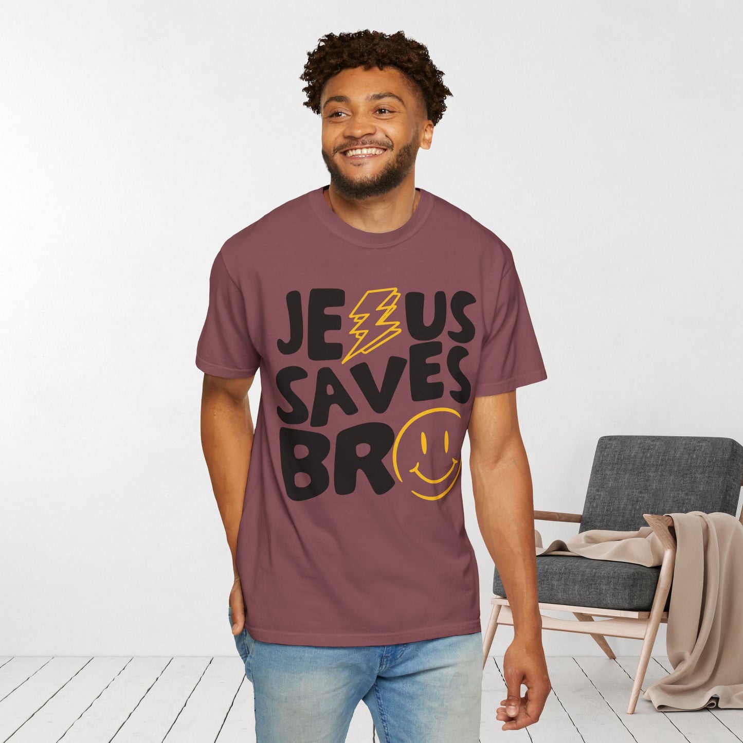 Jesus Saves Bro Comfort Colors Shirt