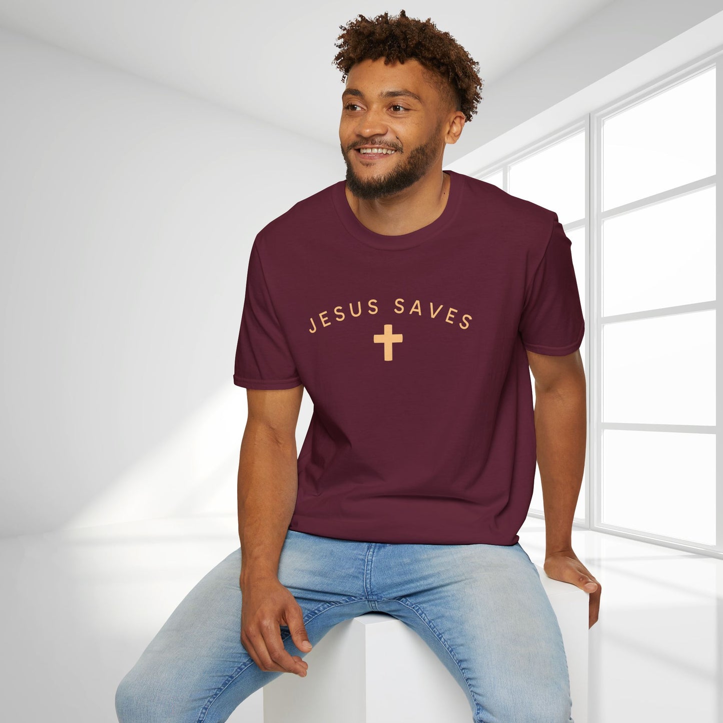 Jesus Saves Softstyle T-shirt - Fall Edition