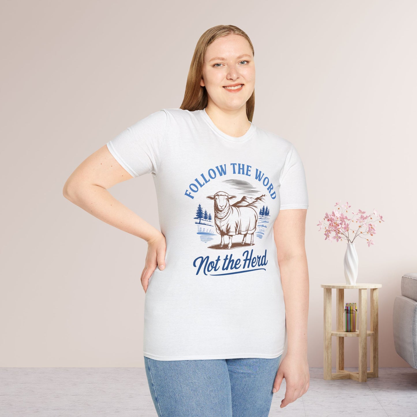 Follow the Word Not The Herd Softstyle T-shirt
