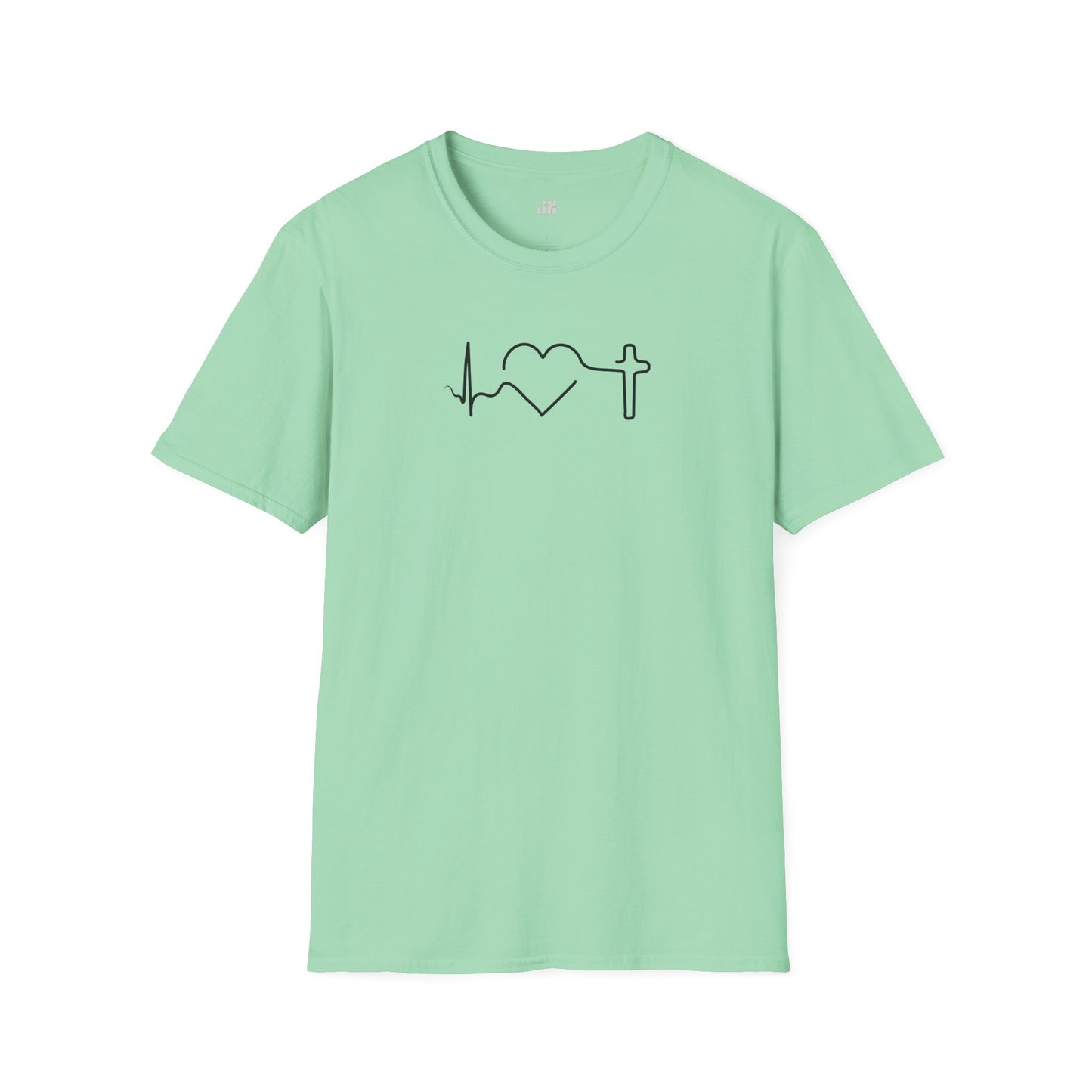 Heartbeat of Faith Softstyle T-shirt
