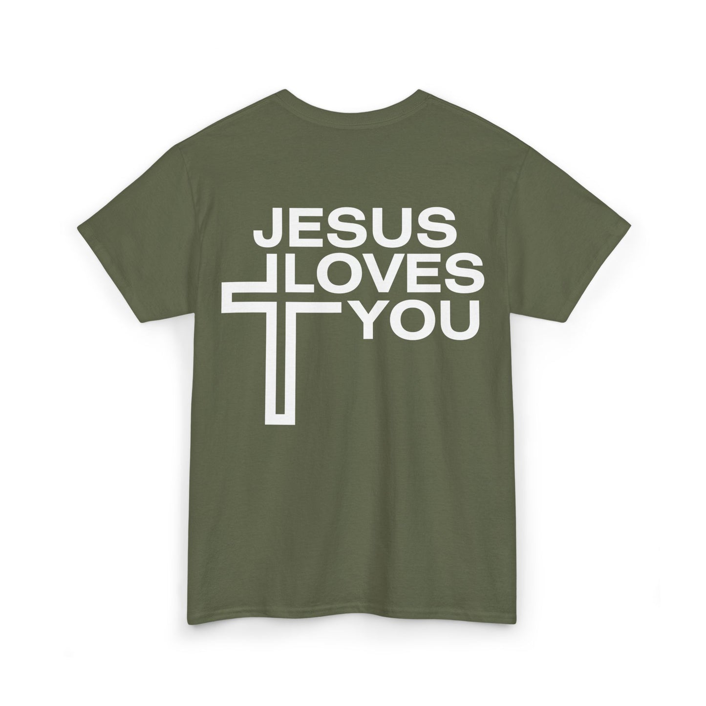 Jesus Loves You Heavy Cotton Tee