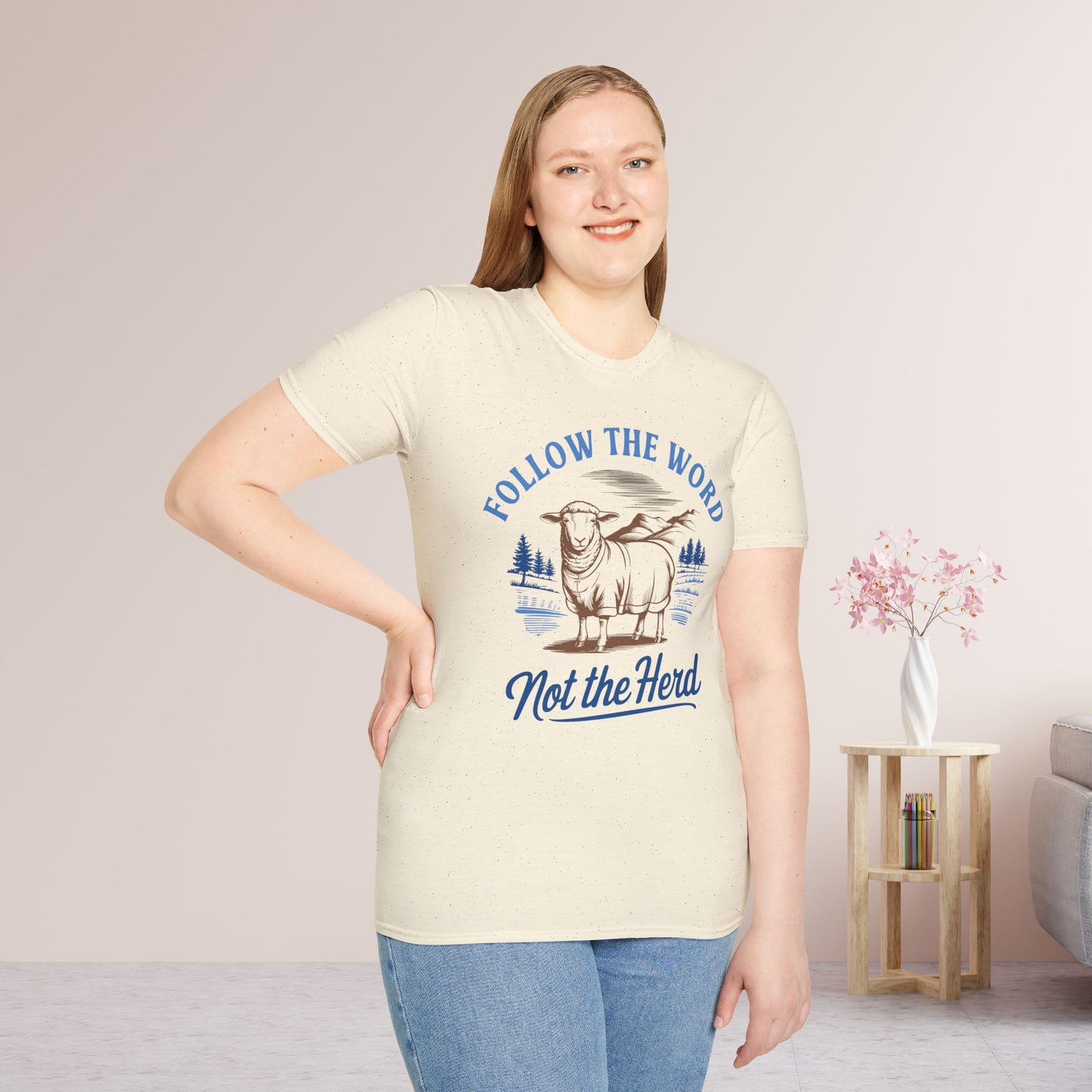Follow the Word Not The Herd Softstyle T-shirt