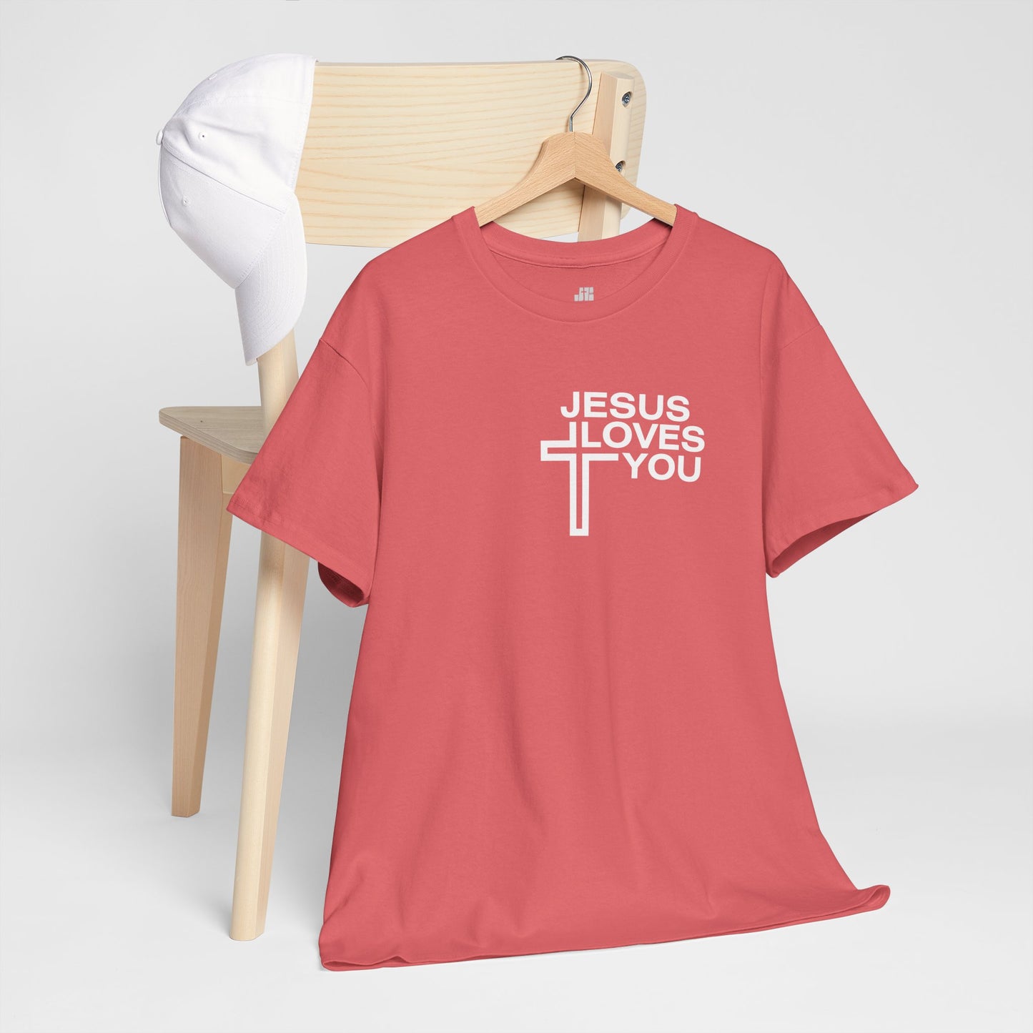 Jesus Loves You Heavy Cotton Tee