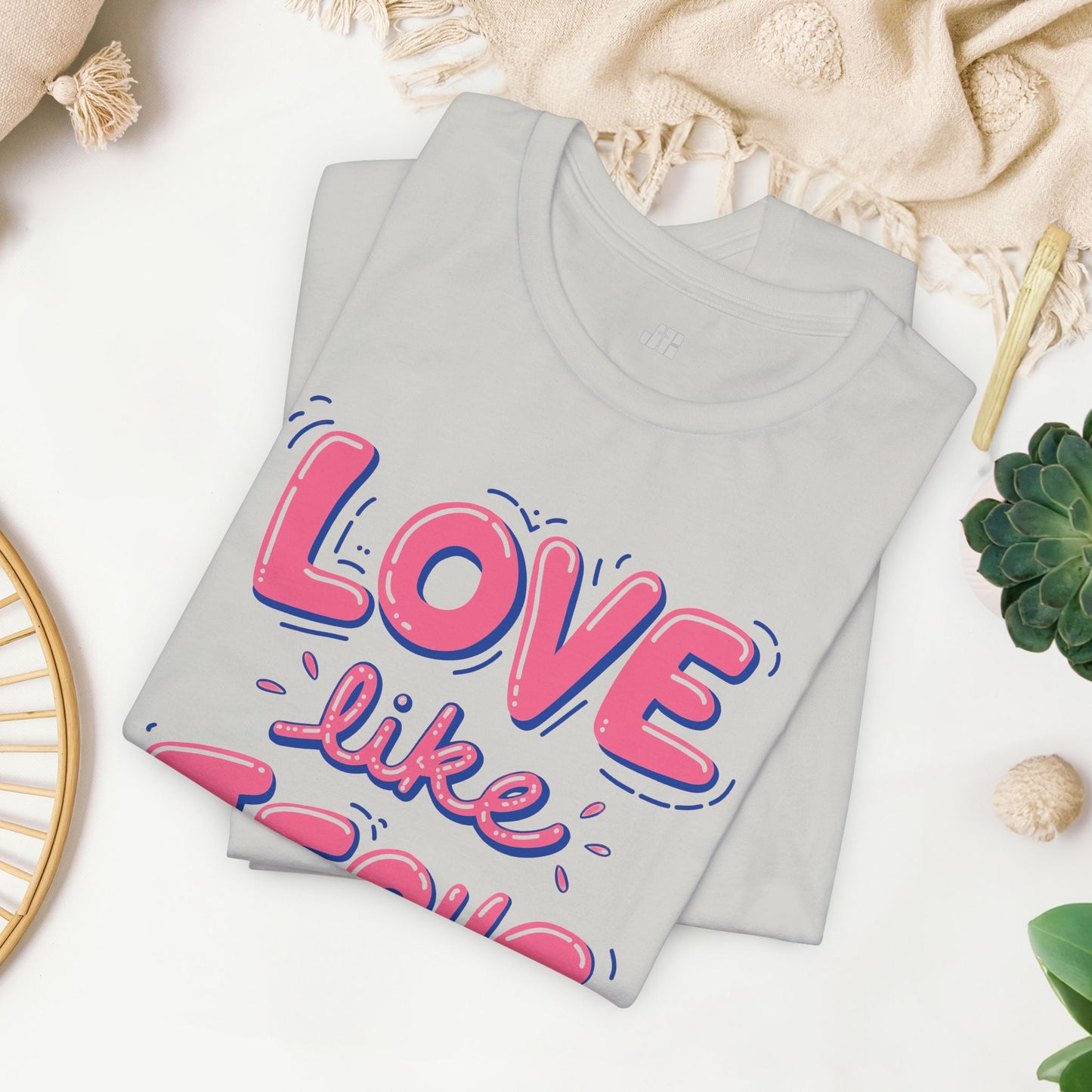 Love Like Jesus Soft Cotton Tee - Christian Shirt