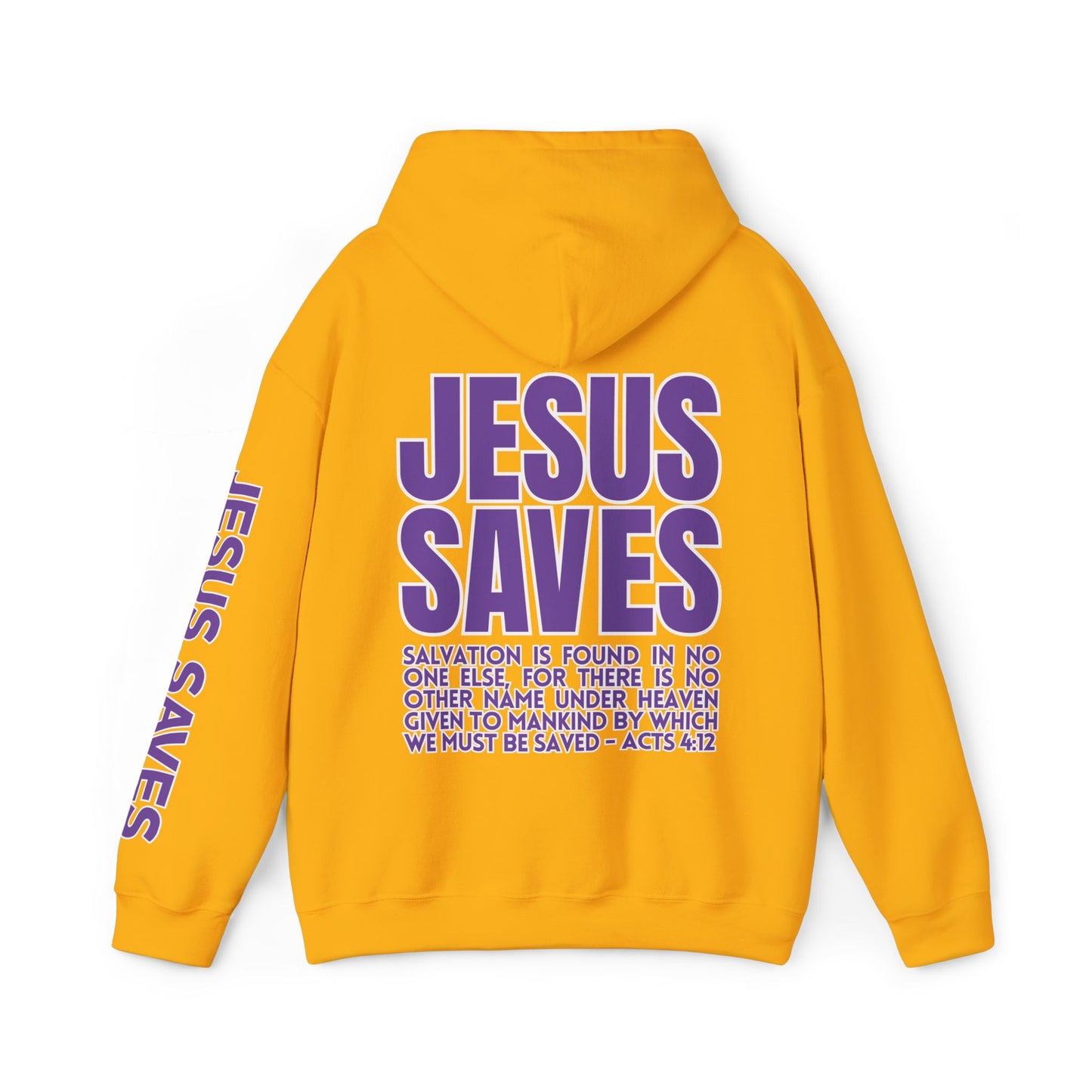 Jesus Saves Hoodie - Acts 4:12 Christian Hoodie
