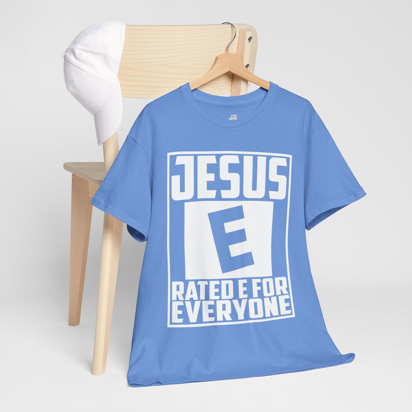 Jesus Rated E for Everyone Heavy Cotton Tee