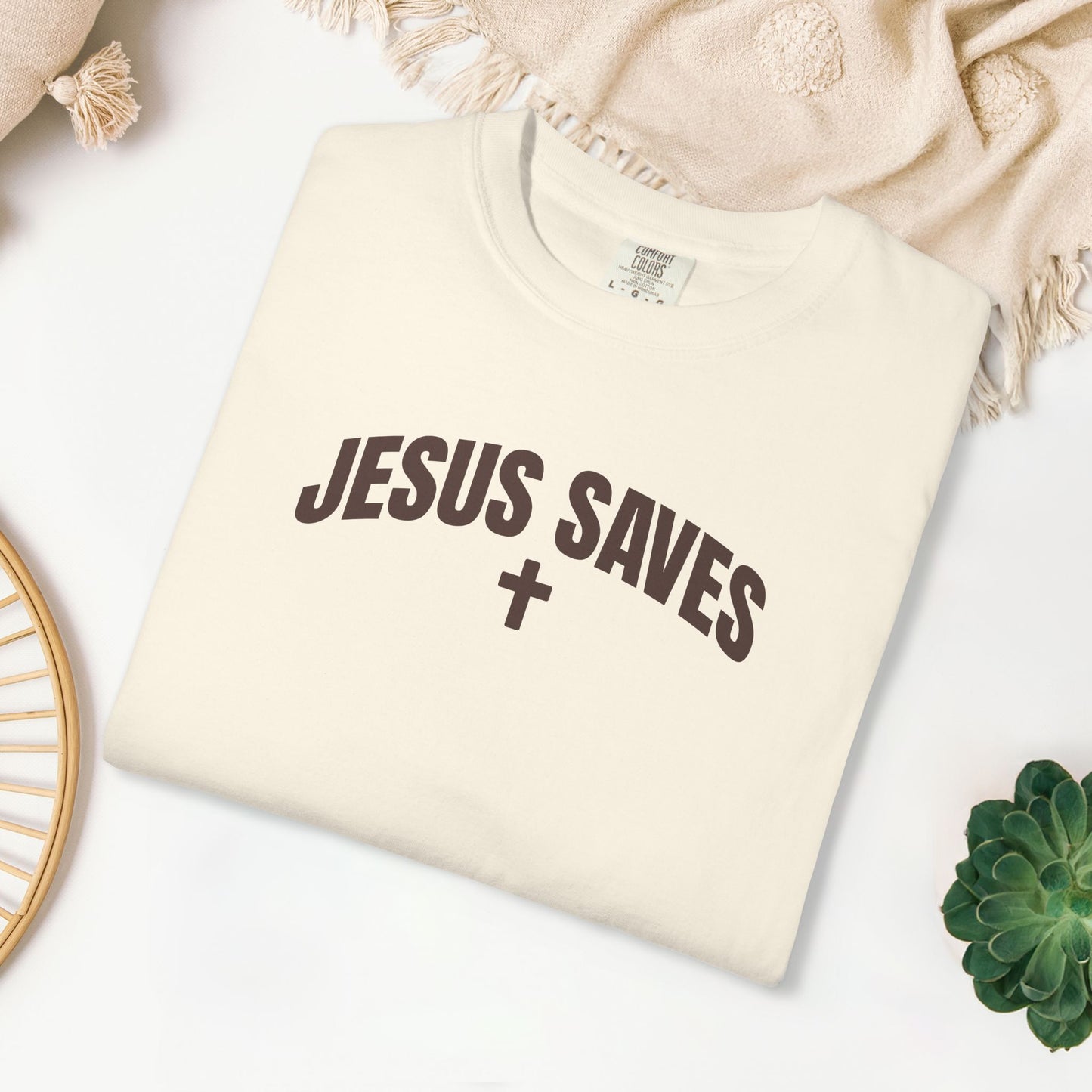 Jesus Saves Comfort Colors Shirt - Fall Edition - Acts 4:12