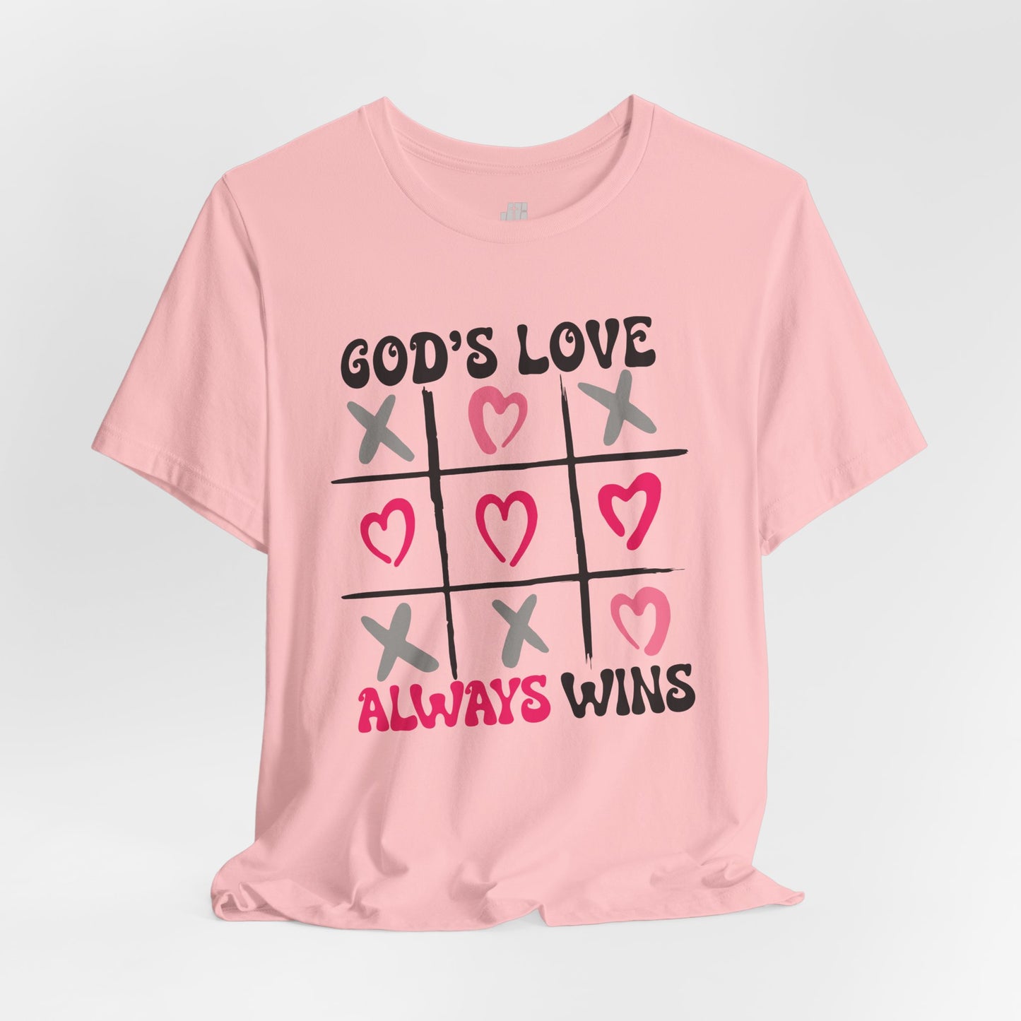 God's Love Always Wins Soft Cotton Tee - Christian Shirt